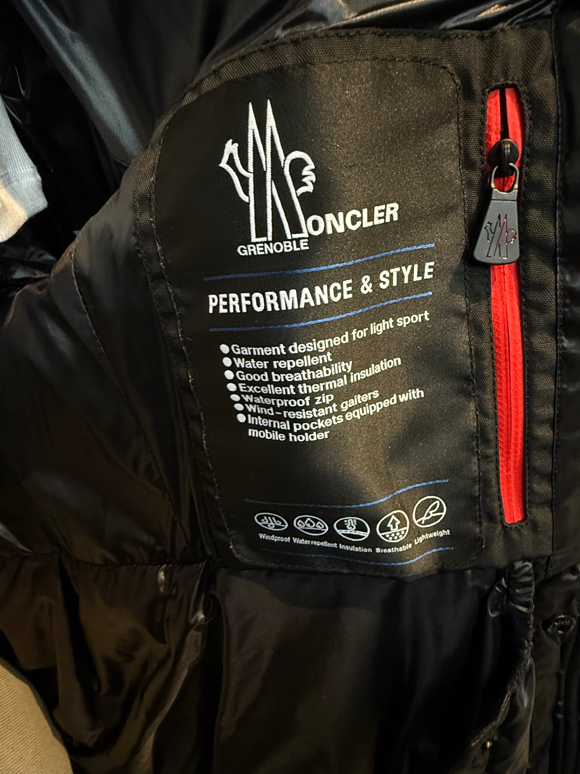 Moncler Grenoble Bernin Ski Parka, Black, 1 (XS)