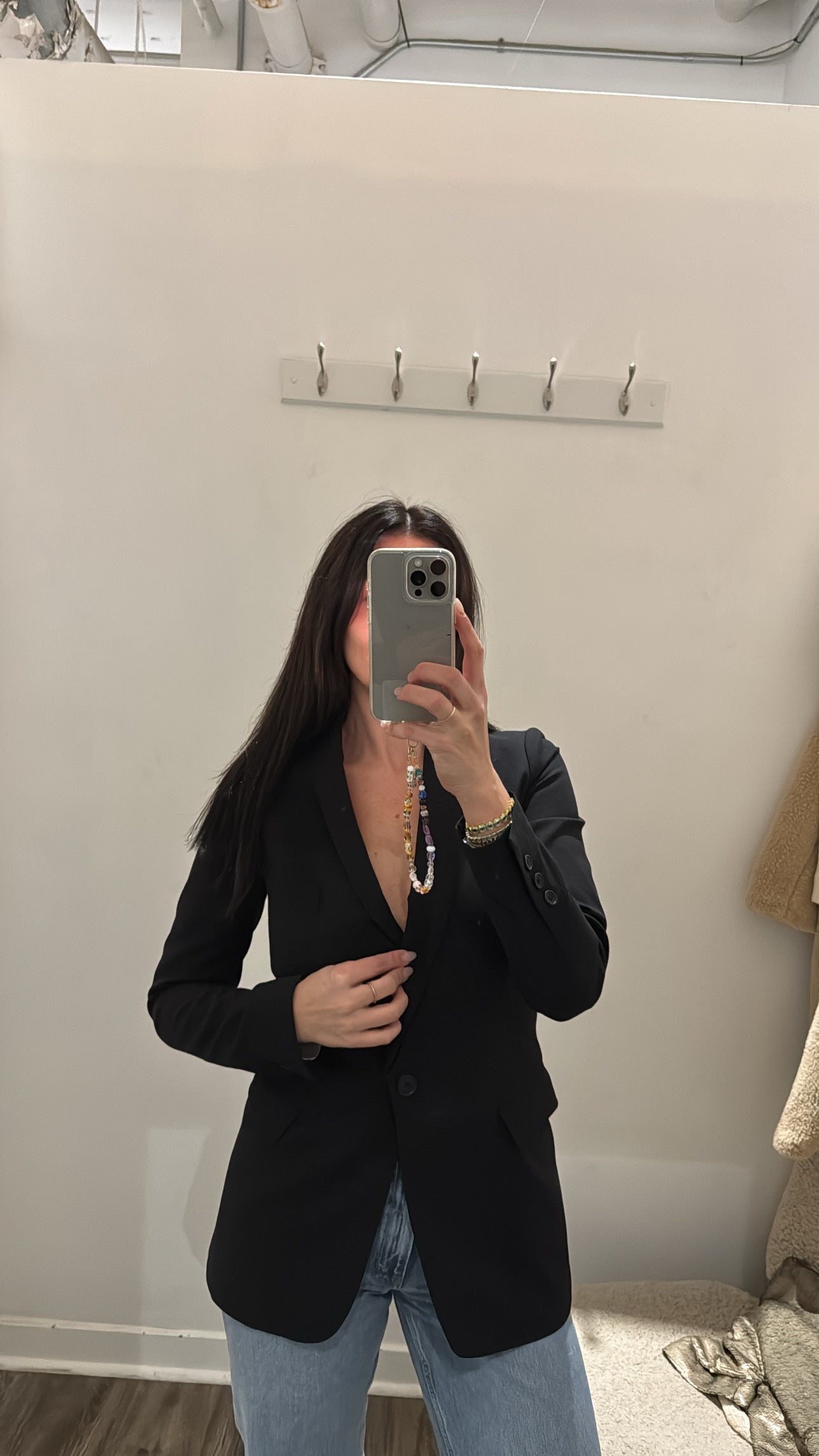 Smythe single breasted blazer, Black, 8