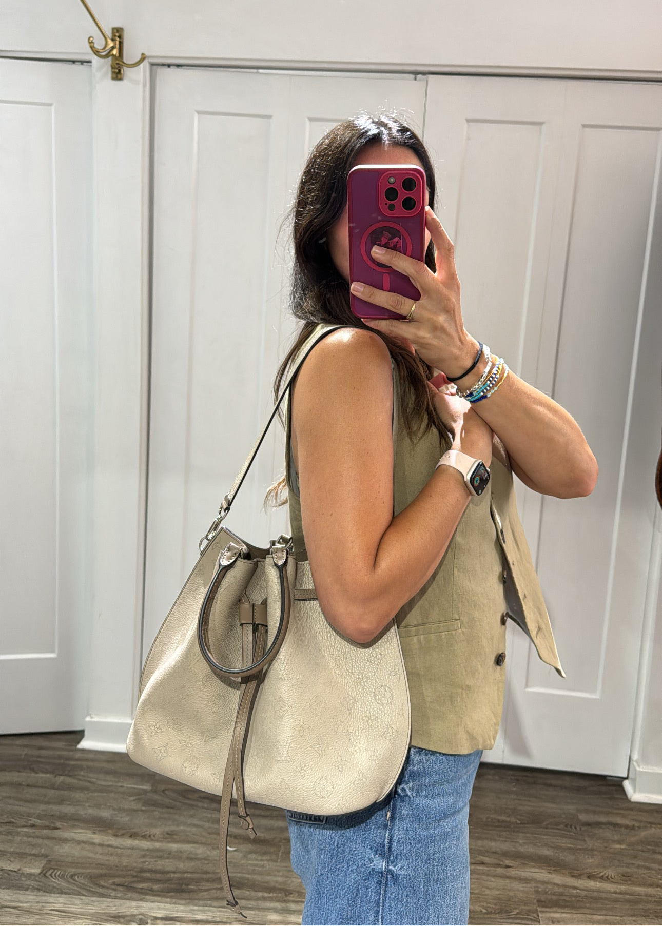 Louis Vuitton Monogram Girolata Mahina Galet Shoulder Bag