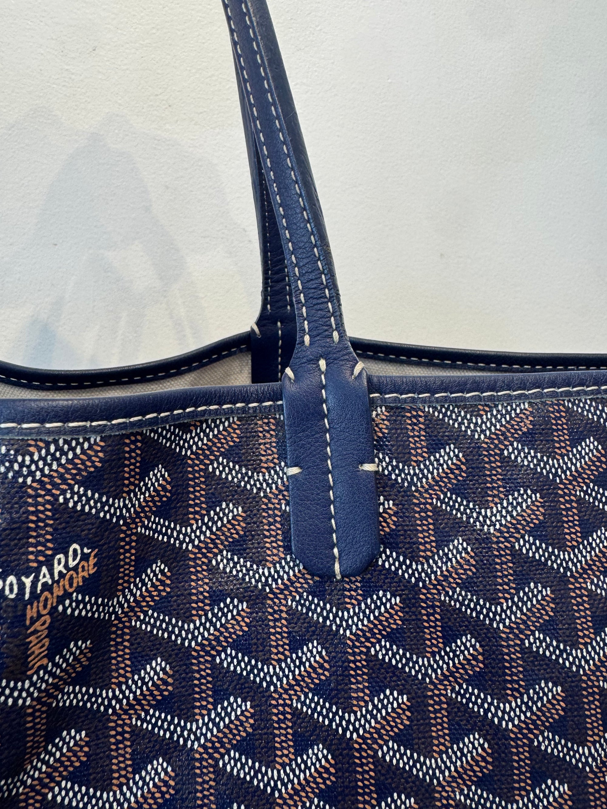Goyard Saint Louis Tote Bag,  Navy, PM