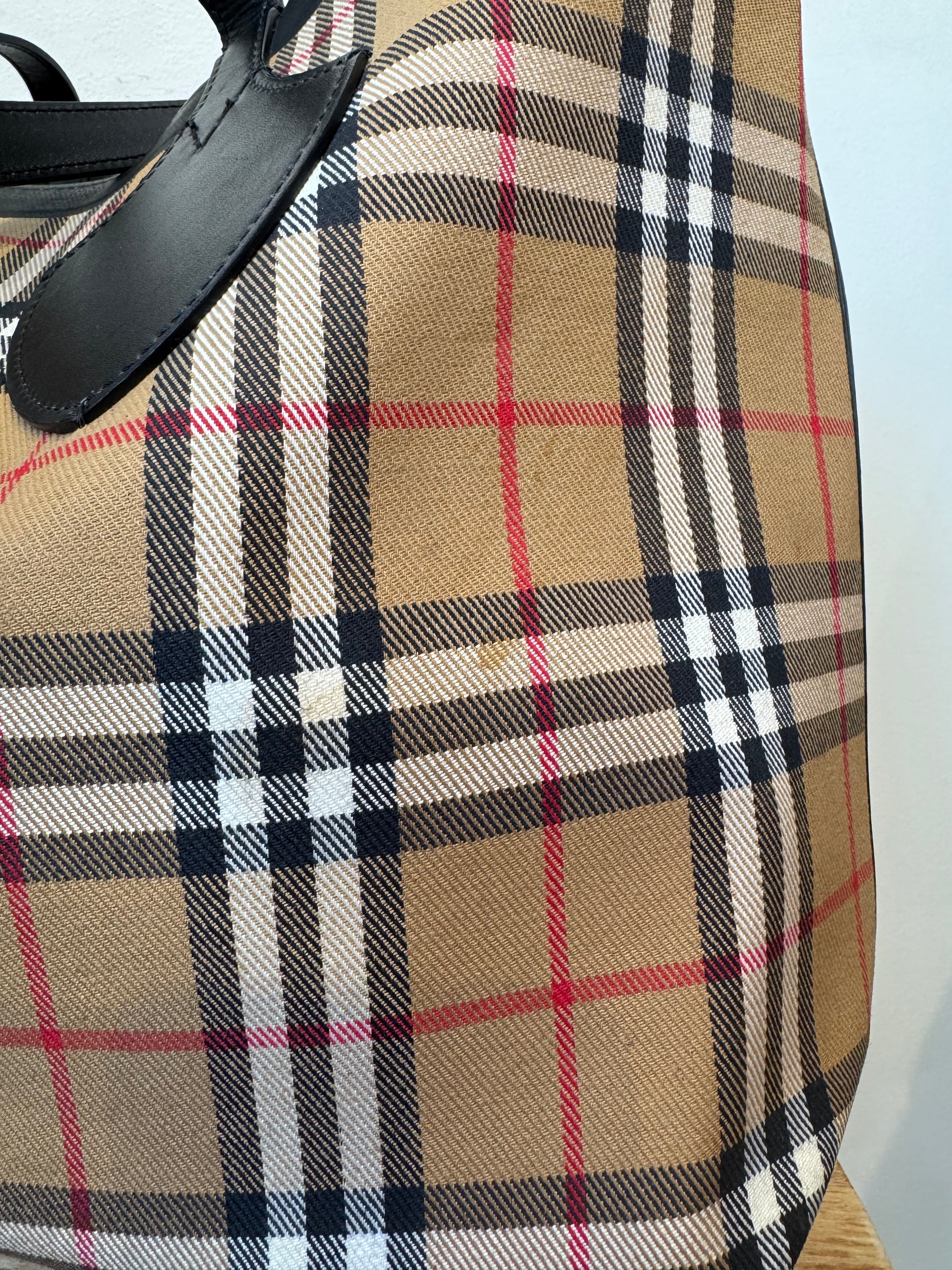 Burberry Medium "Giant Reversible Tote" Bag