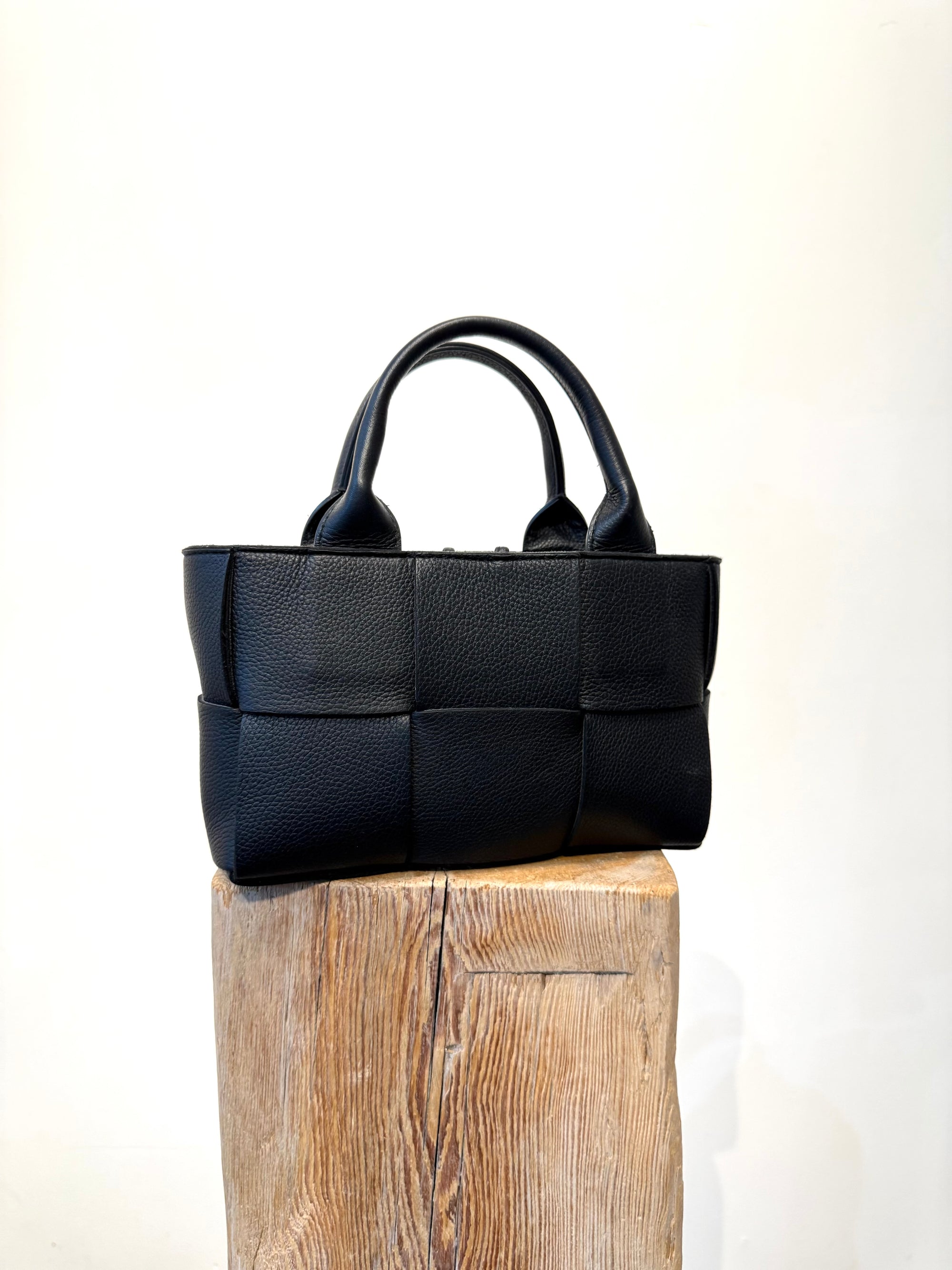 Bottega Veneta Mini Arco Tote Bag, Black