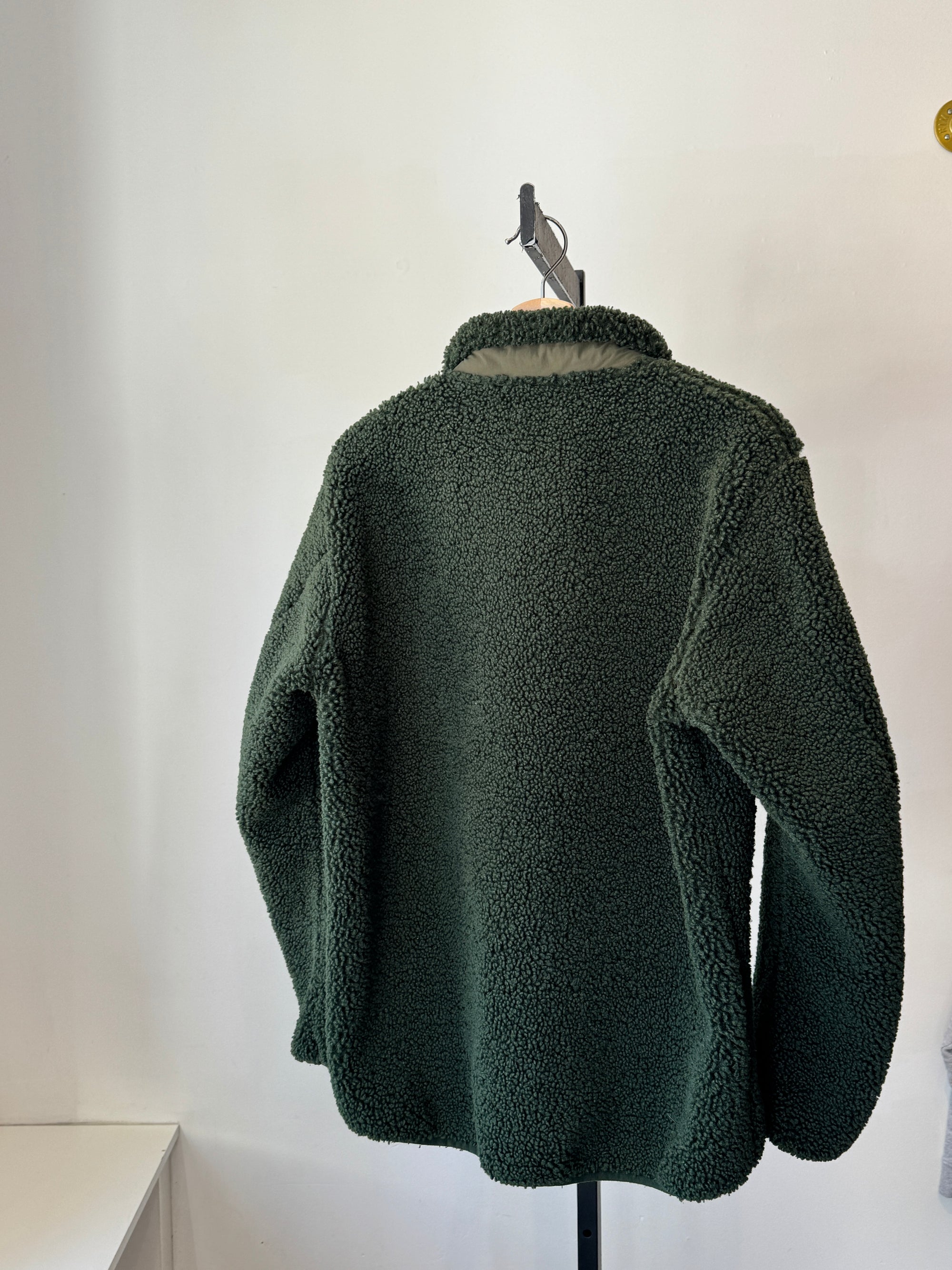 JW Anderson x Uniqlo teddy jacket, Green, Large