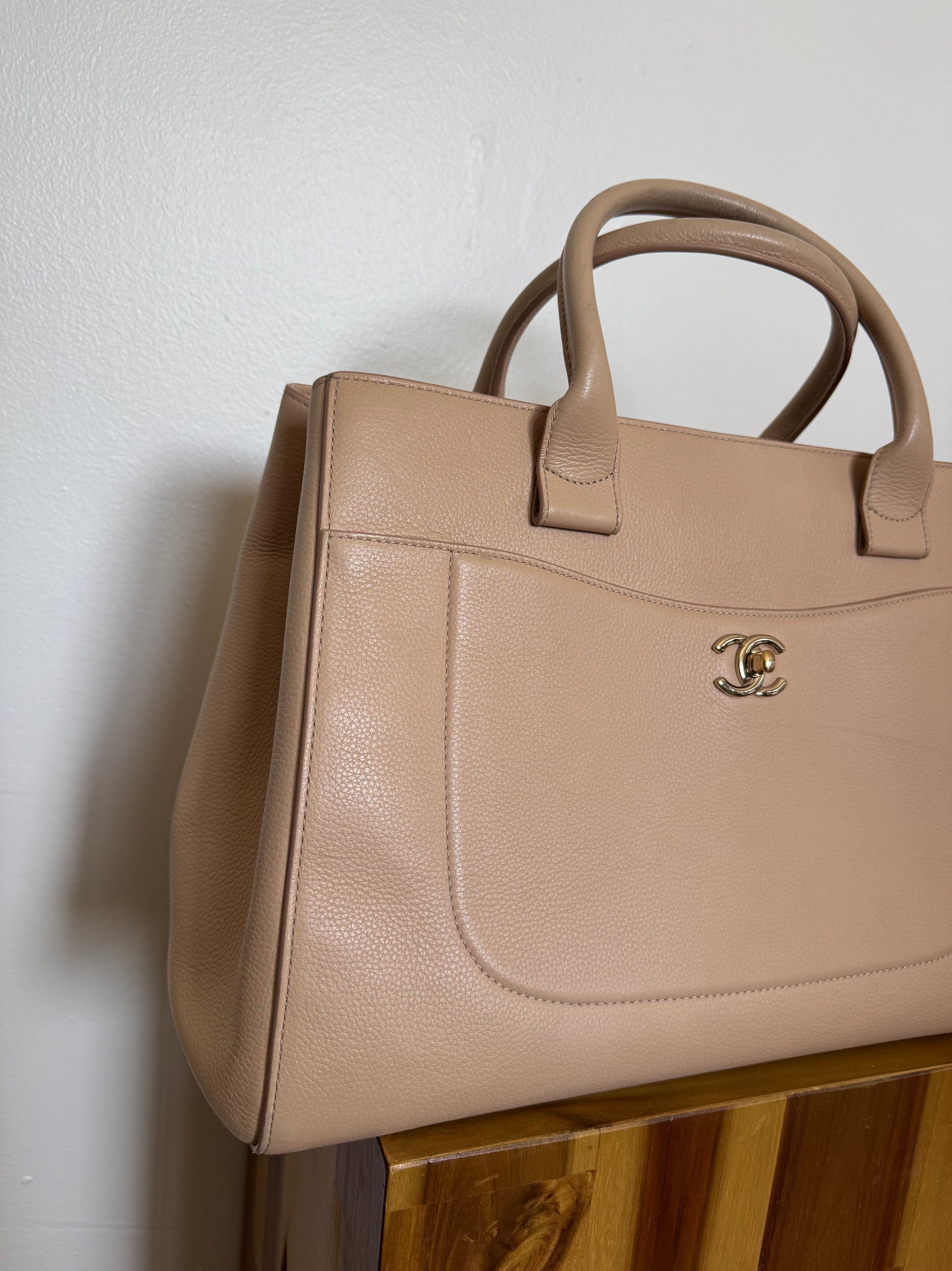 Chanel Neo Executive Tote Bag, Beige