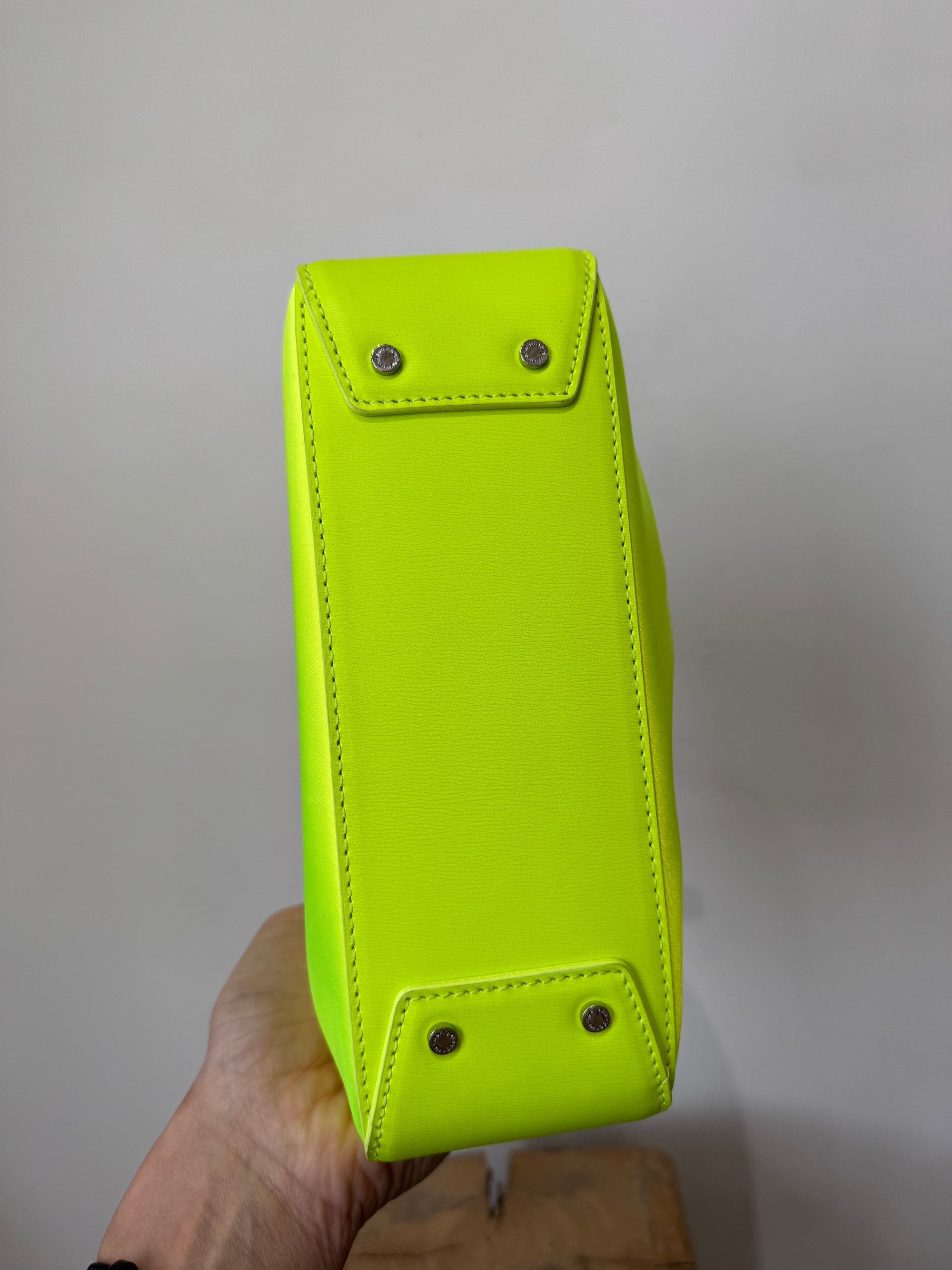 Alexander Wang Neon satin drawstring bag