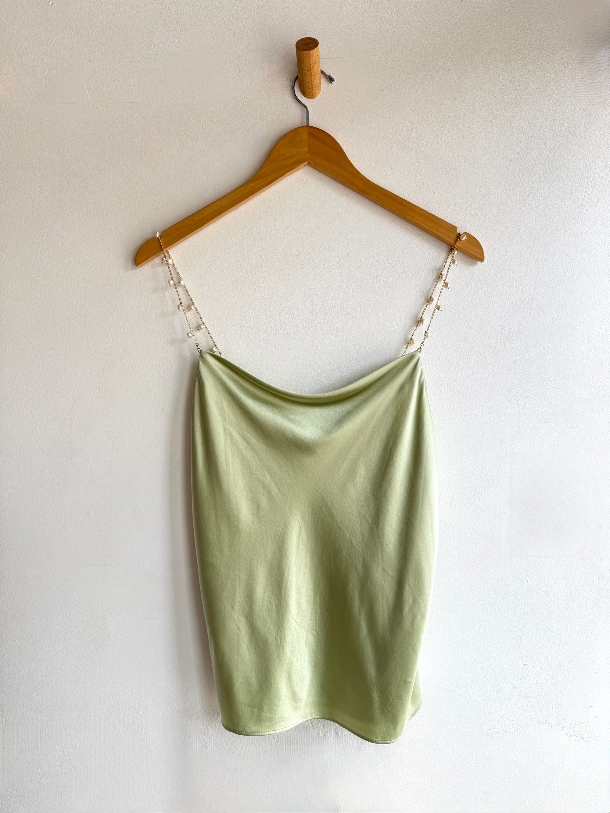 CAMI NYC Busy Camisole, Silk, small, Green