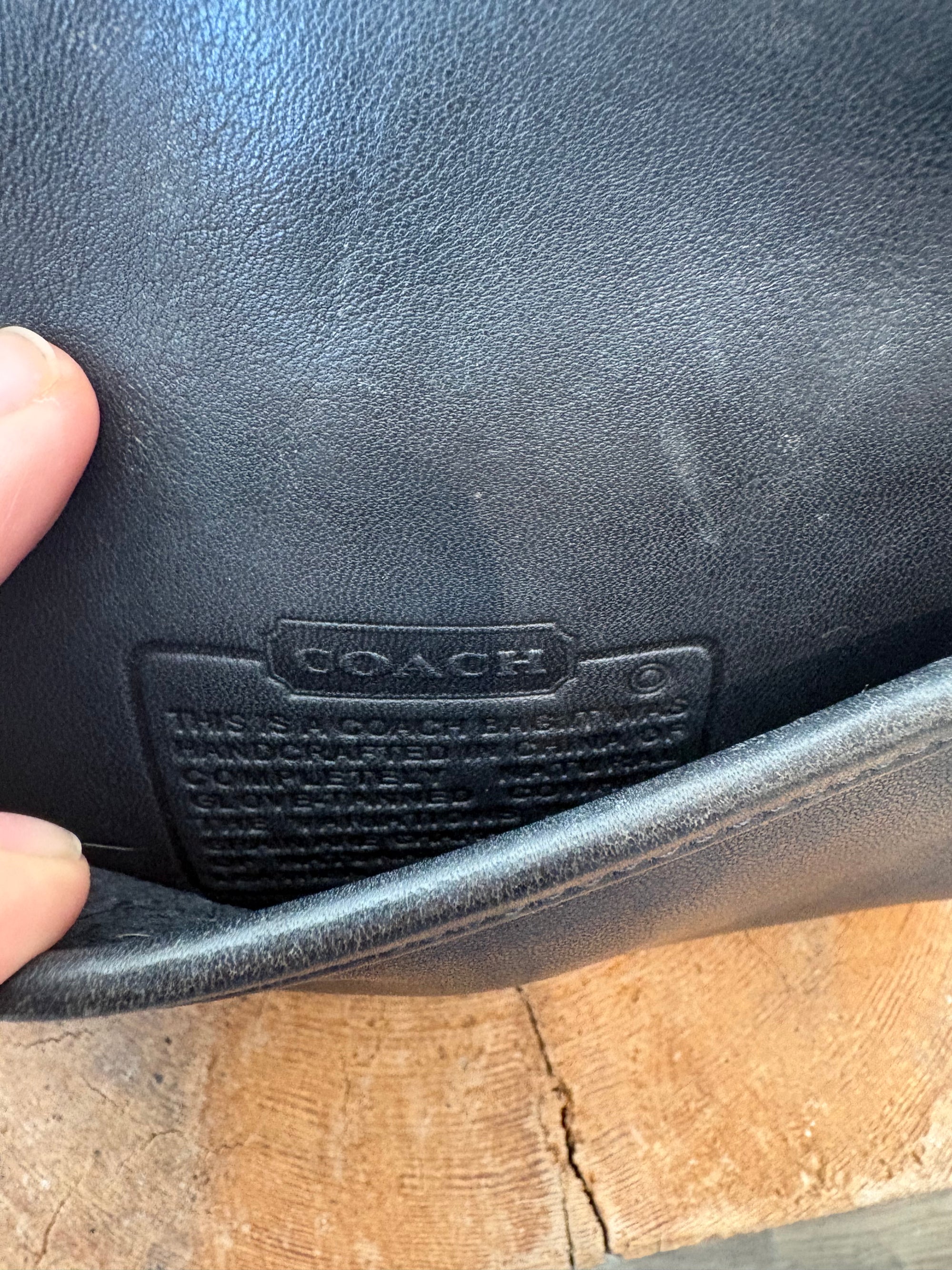 Coach, Vintage Abbie crossbody zip Bag, Black