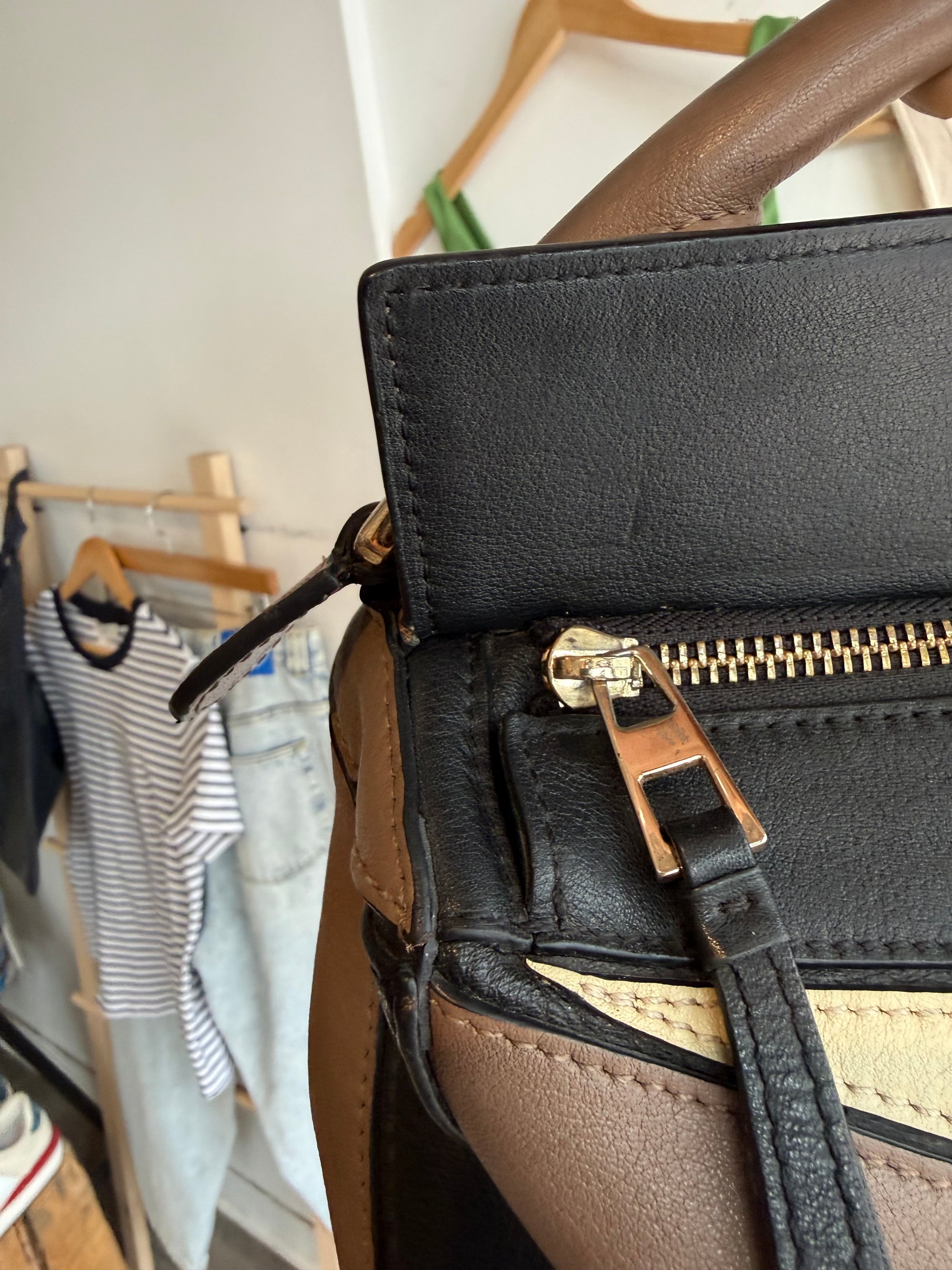 Loewe Puzzle Bag, Small, Handbags Brown