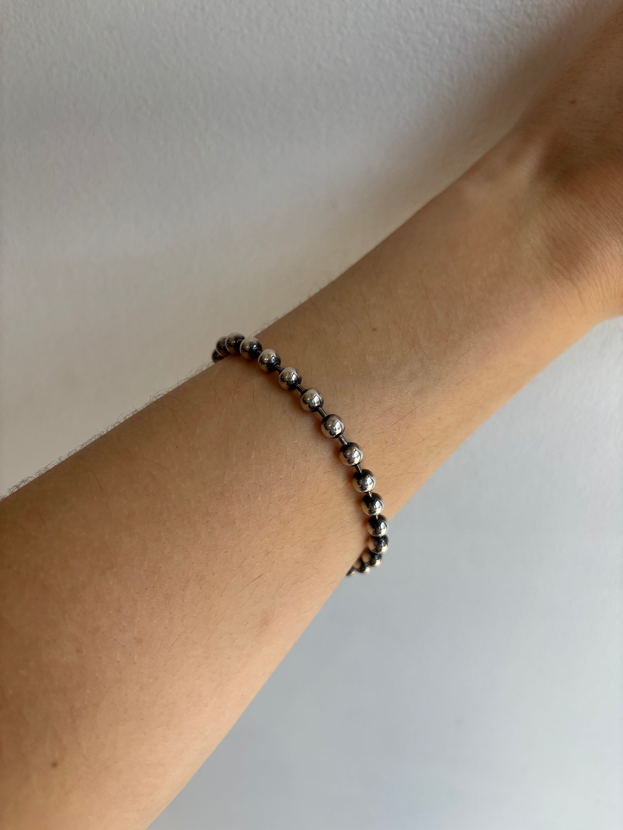 Gucci Bouclé Chain Bracelet, Silver