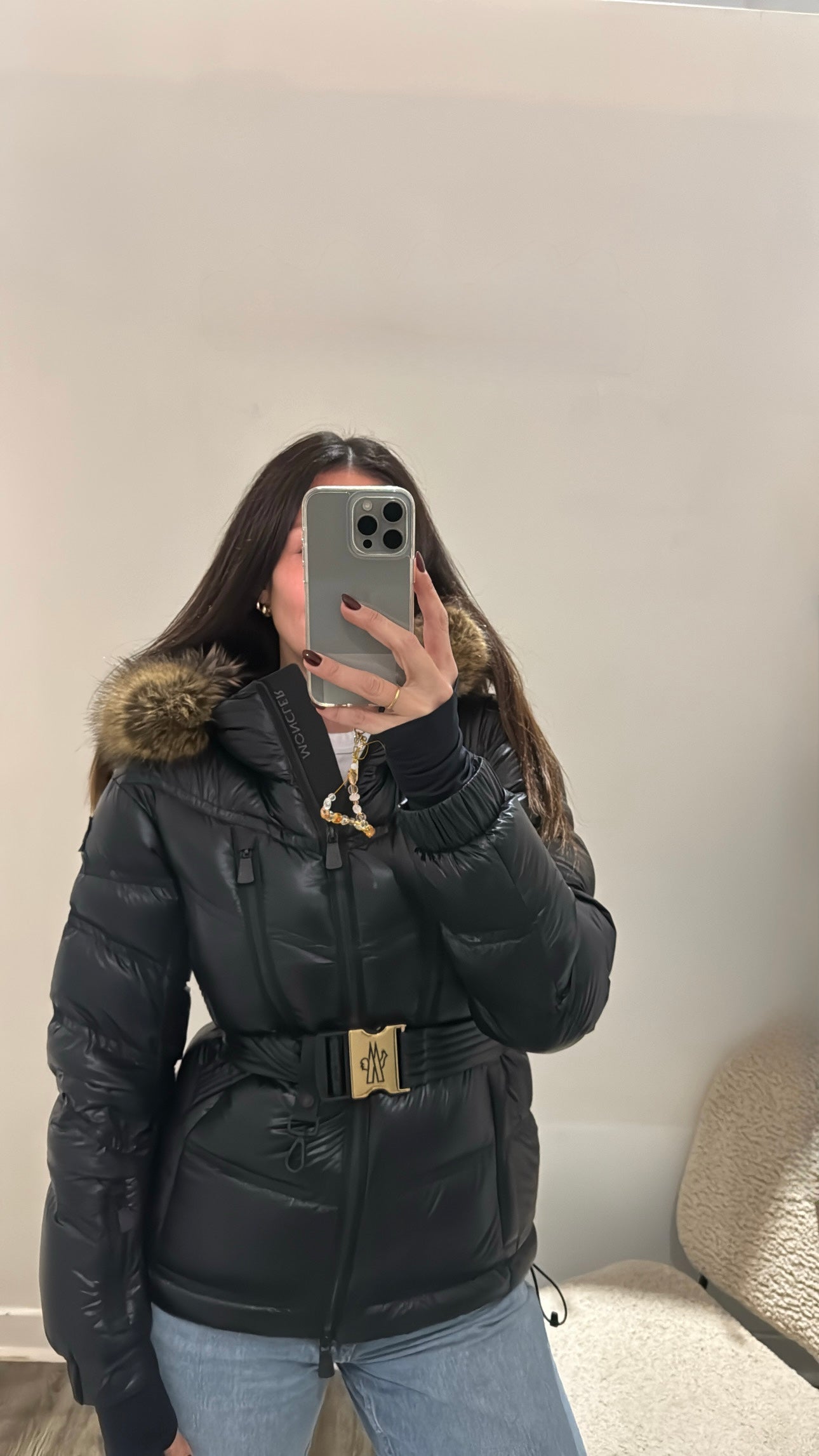 Moncler Grenoble Bernin Ski Parka, Black, 1 (XS)