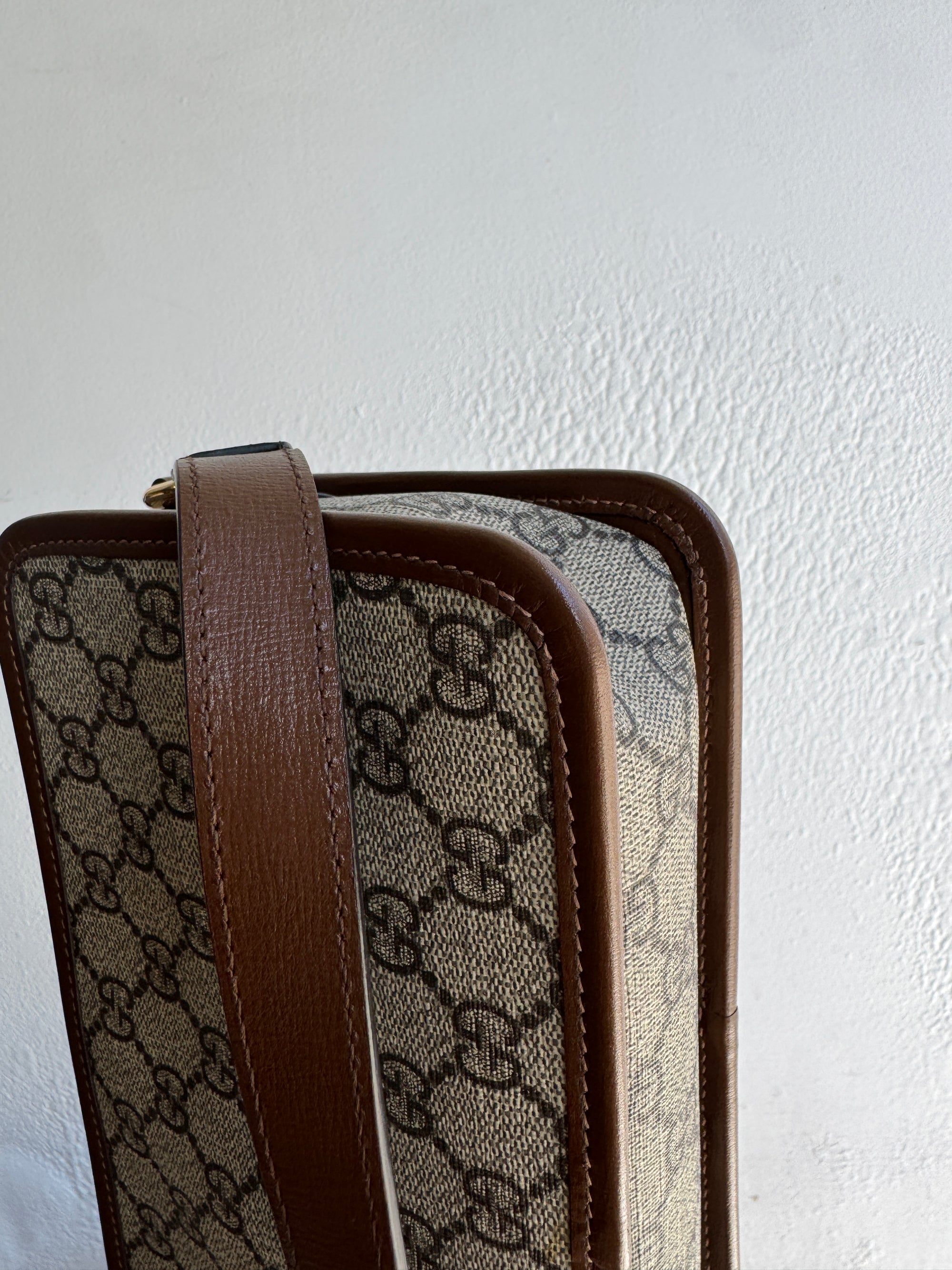 Gucci GG Mini Messenger Crossbody Bag, Brown