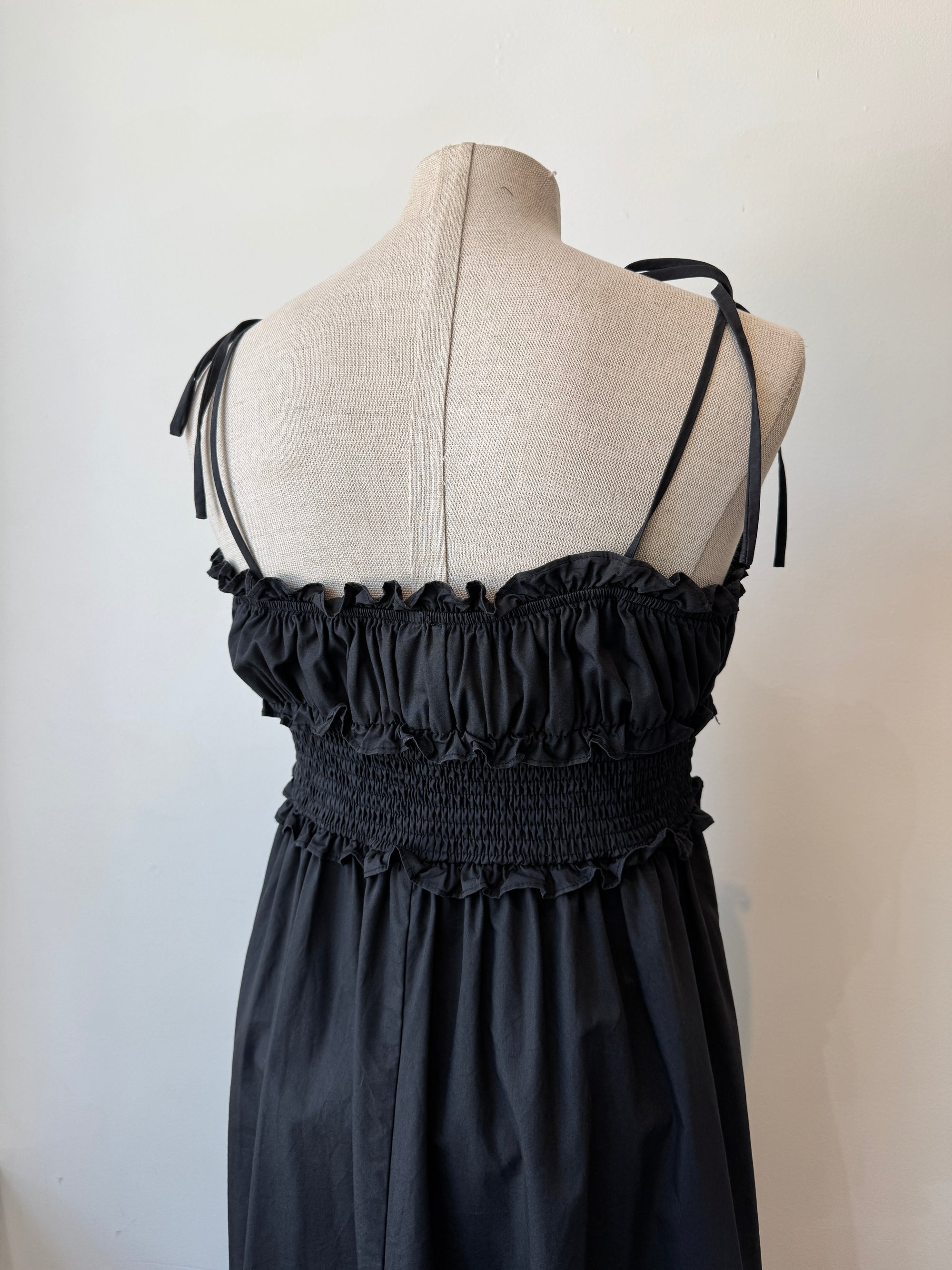 sugar lips dress Sugar Lips smocked a line midi dress, Black, Medium