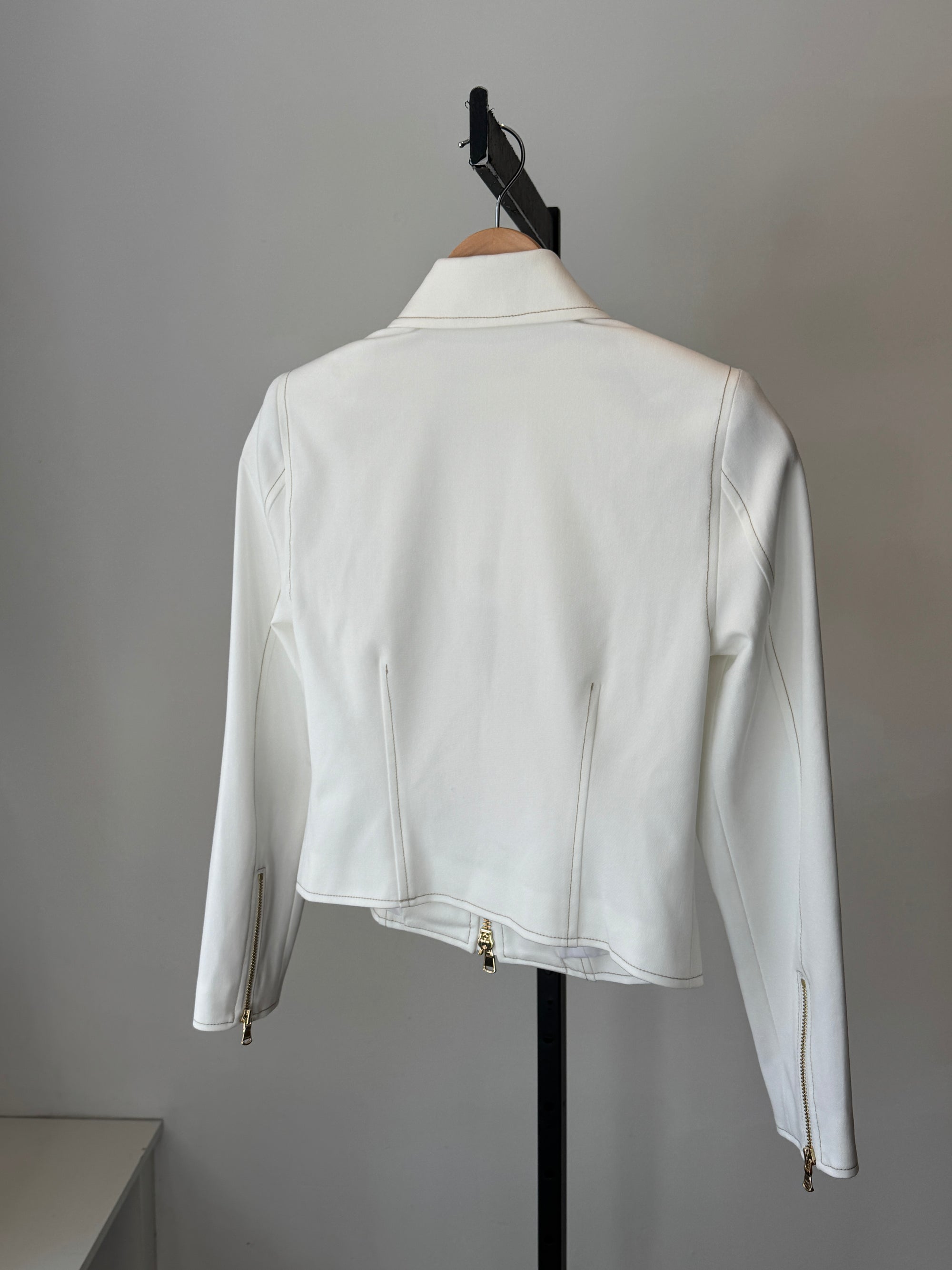 L'Agence Calianna Shirt Jacket White , 2
