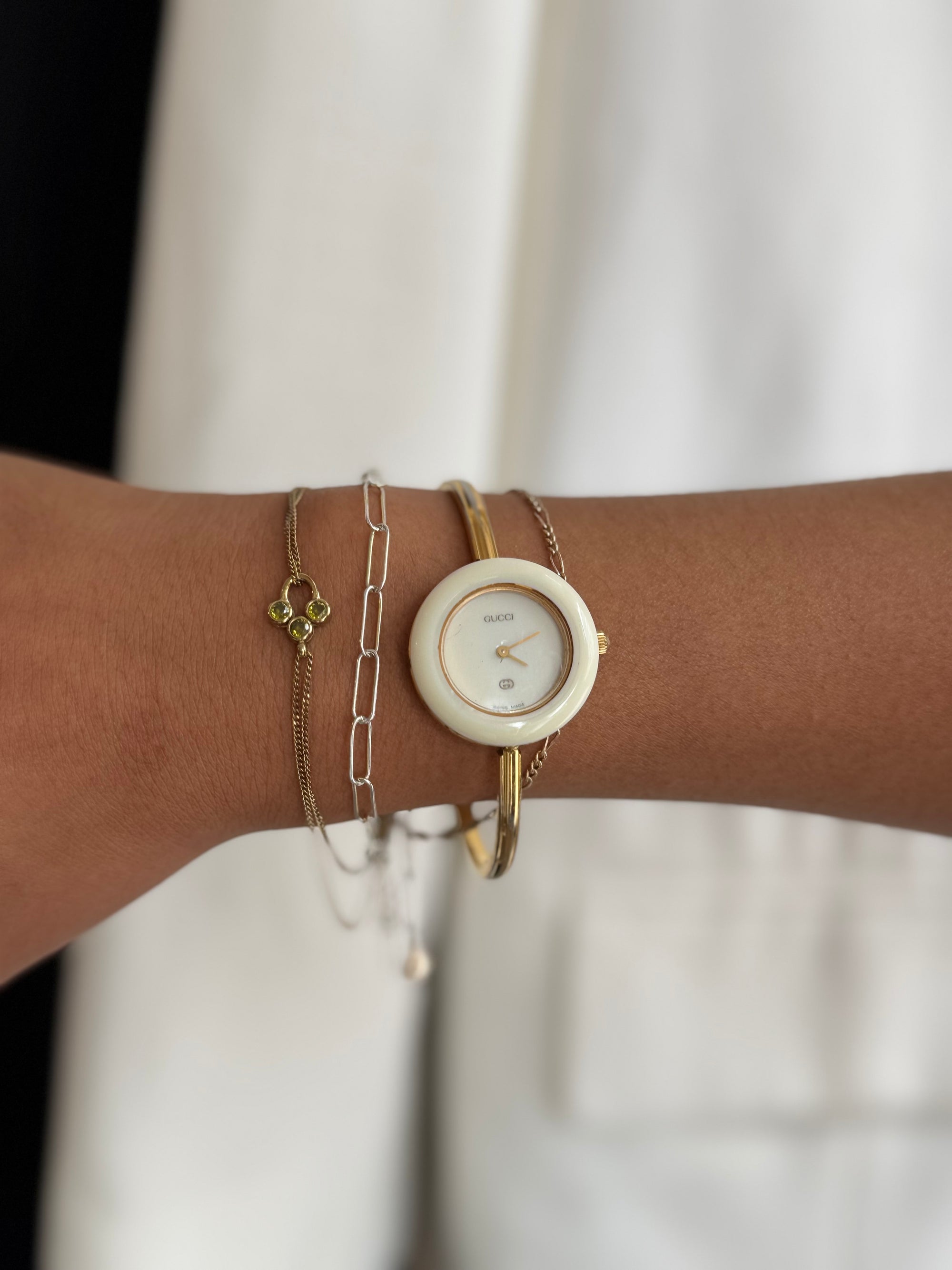Gucci Vintage Change Bezel 11 Watch, Gold