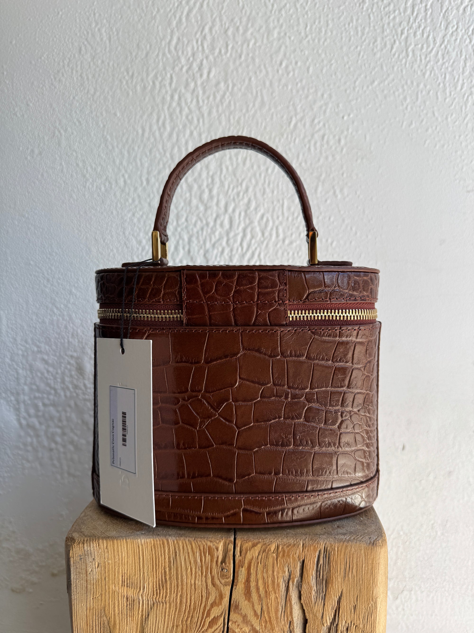 Paris 64 Prismatic Bag, Coco Cognac