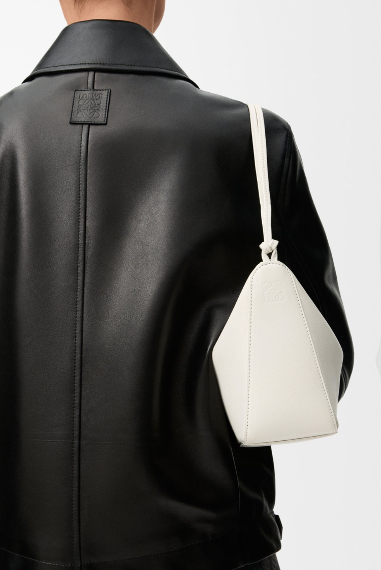 Loewe Hammock Hobo Bag Cream with Donut Chain