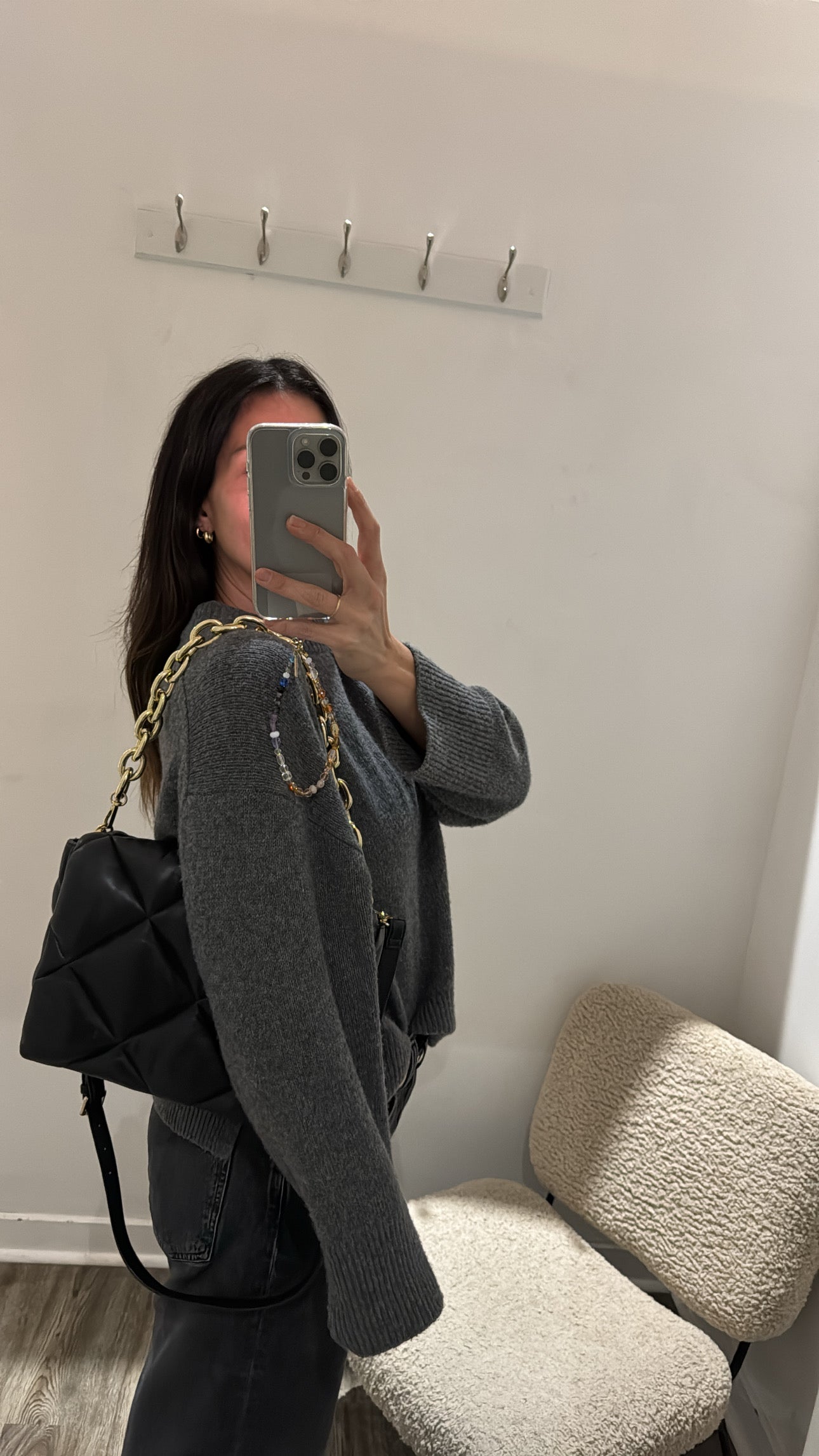 Stand Studio Brynnie Quilted Lamb Leather Handbags Black