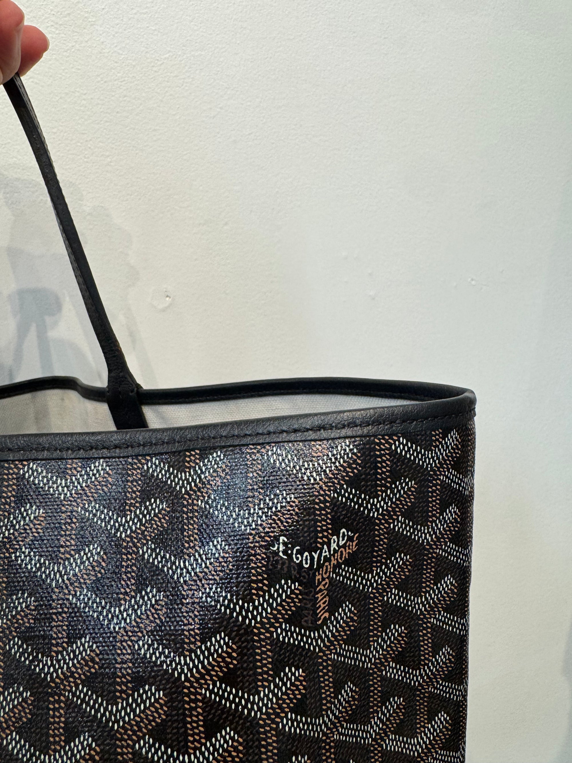 Goyard St. Louis Tote Bag, Black, PM