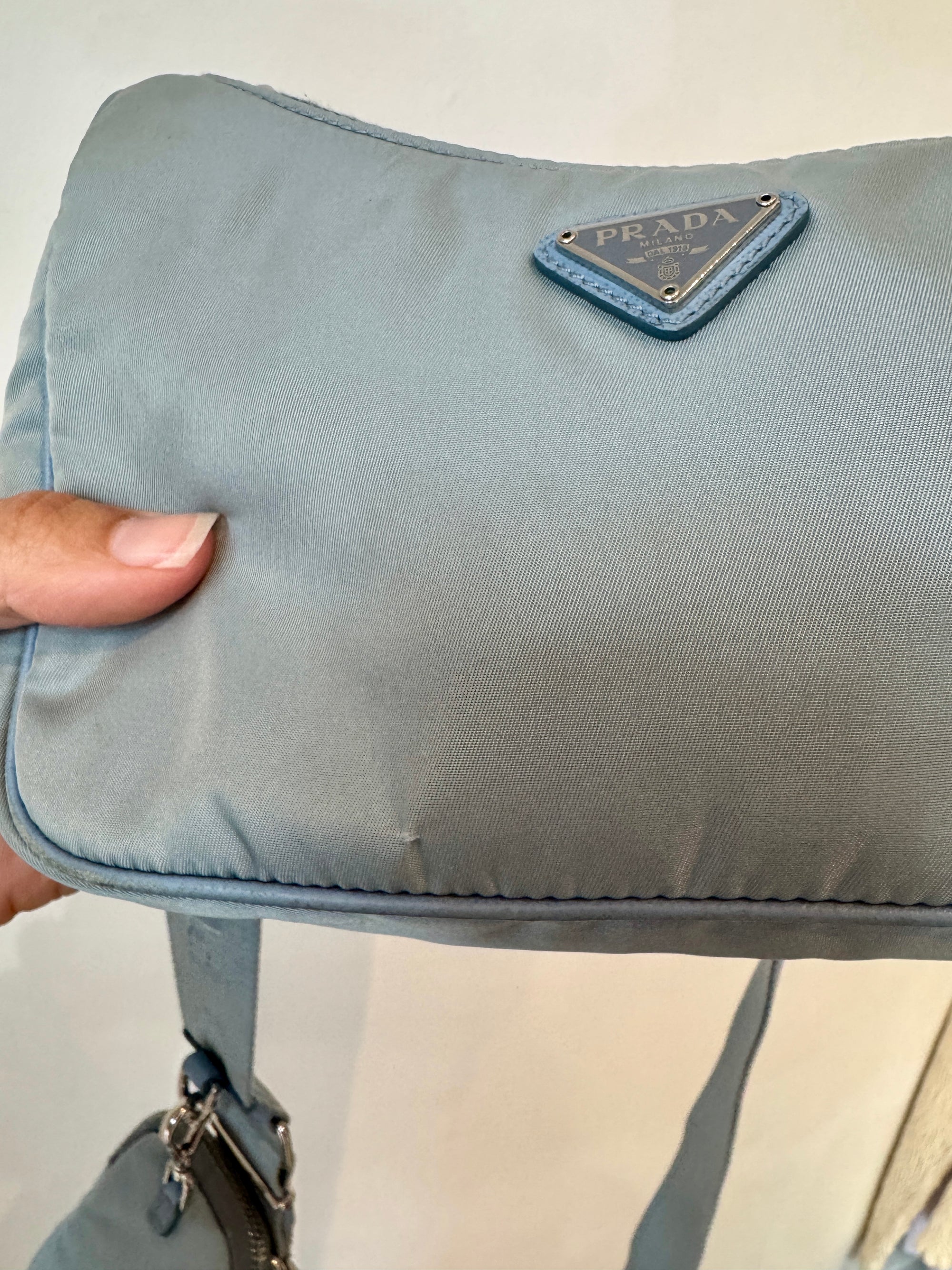 Prada Tessuto Re Edition 2005 nylon crossbody bag, Blue