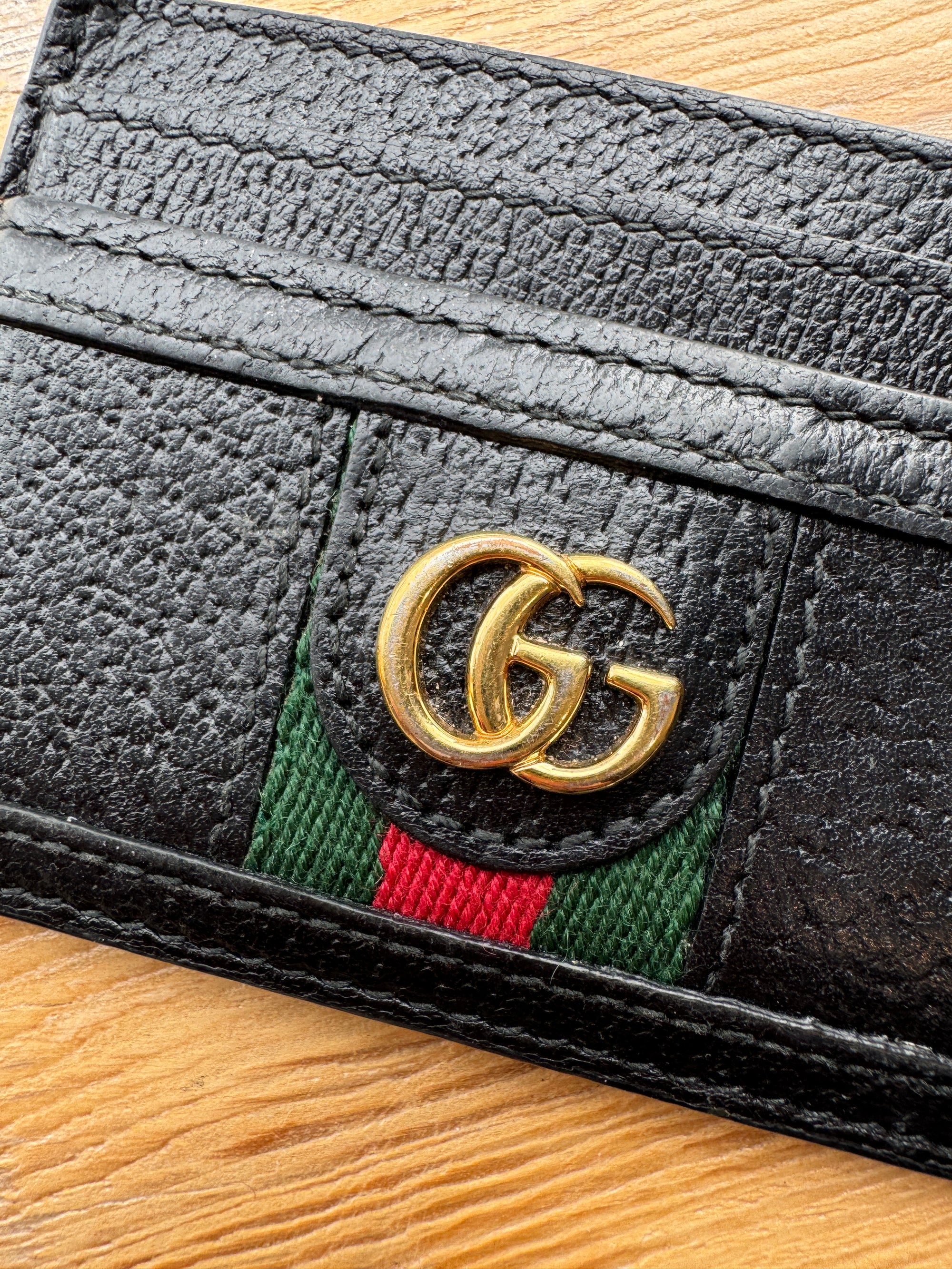 Gucci Ophidia Card Holder, Black