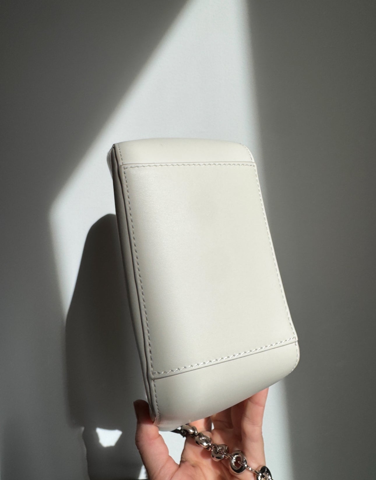 Loewe Hammock Hobo Bag Cream with Donut Chain