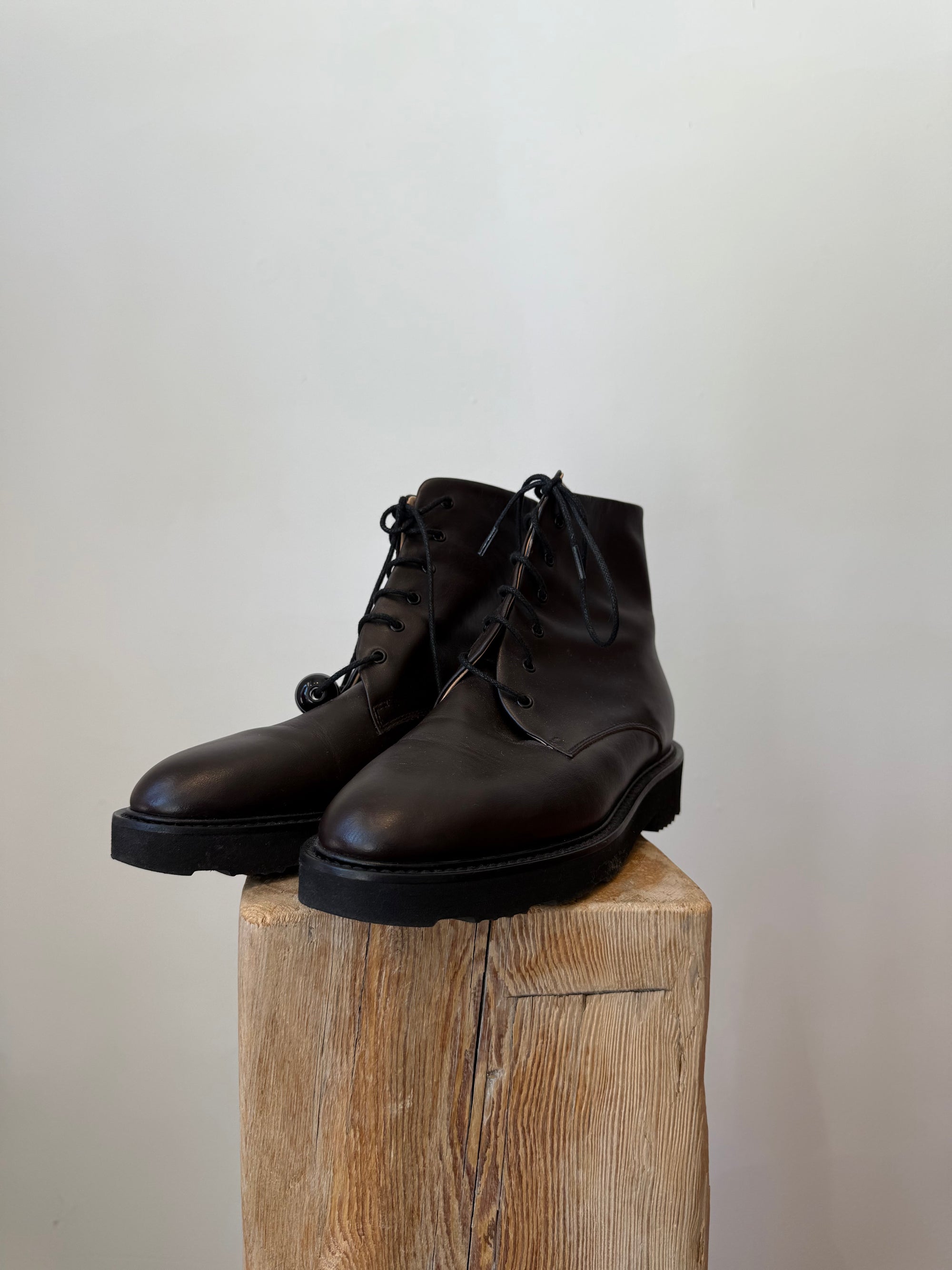 Dear Frances lace up ankle boots, Brown, 37