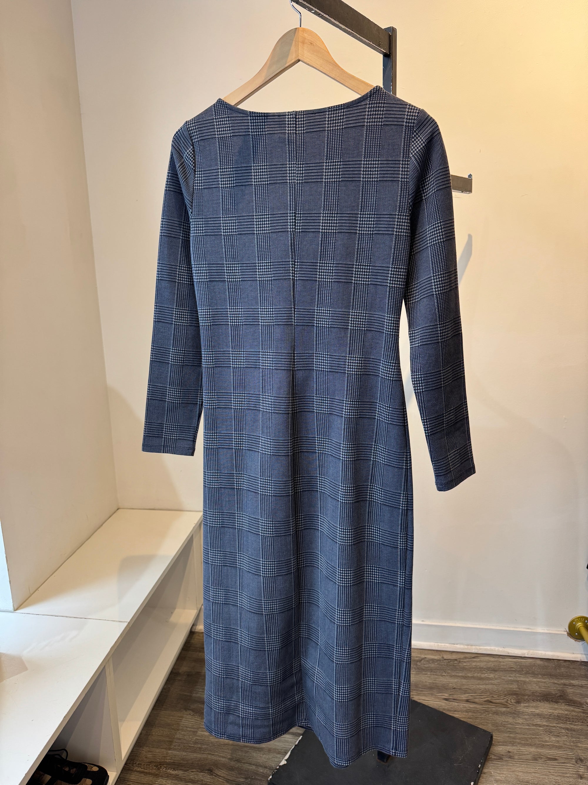 Weekend MAXMARA plaid dress, Blue, M/L