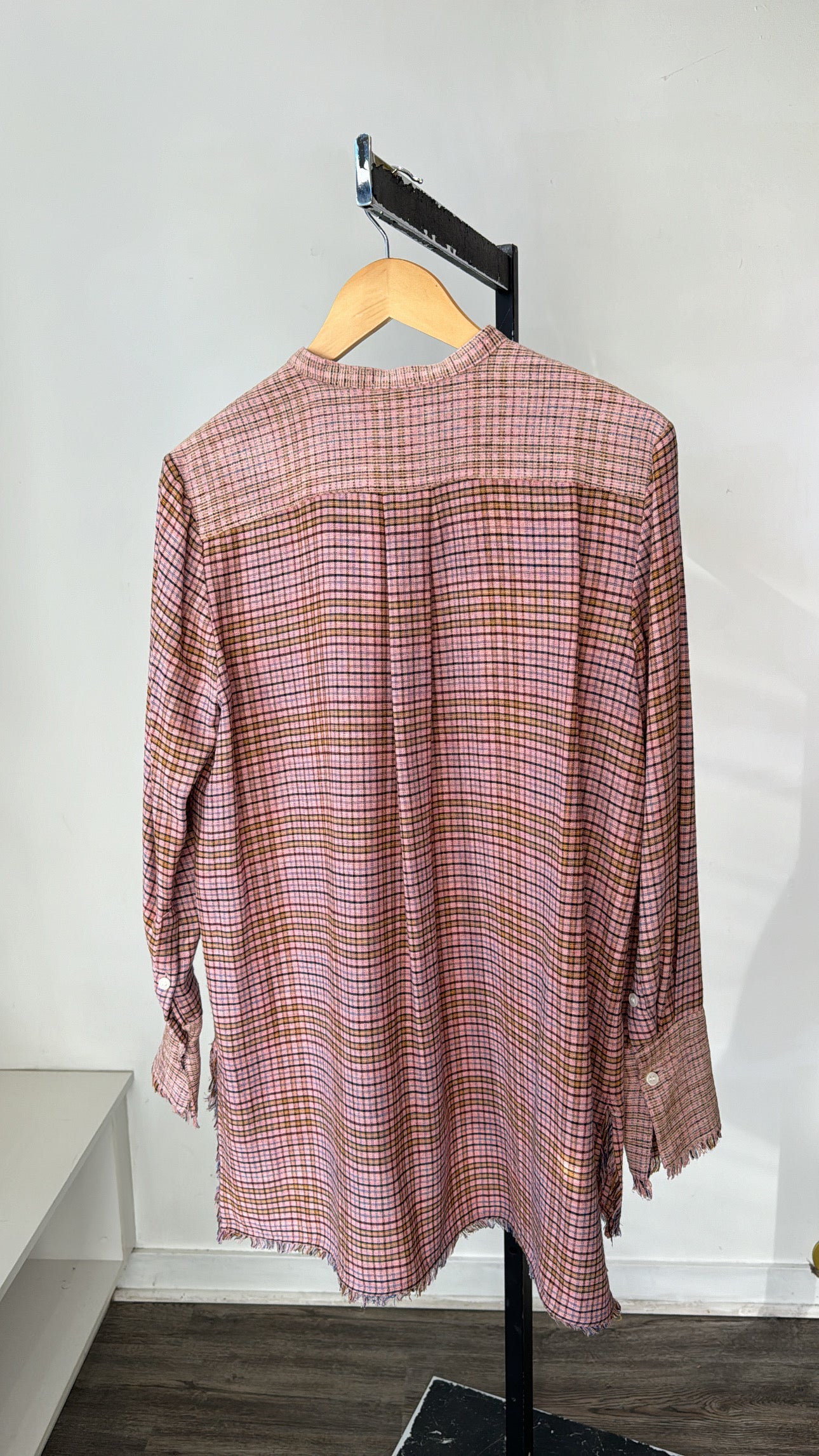 By Malene Birger Plaid Blouse Pink, 38