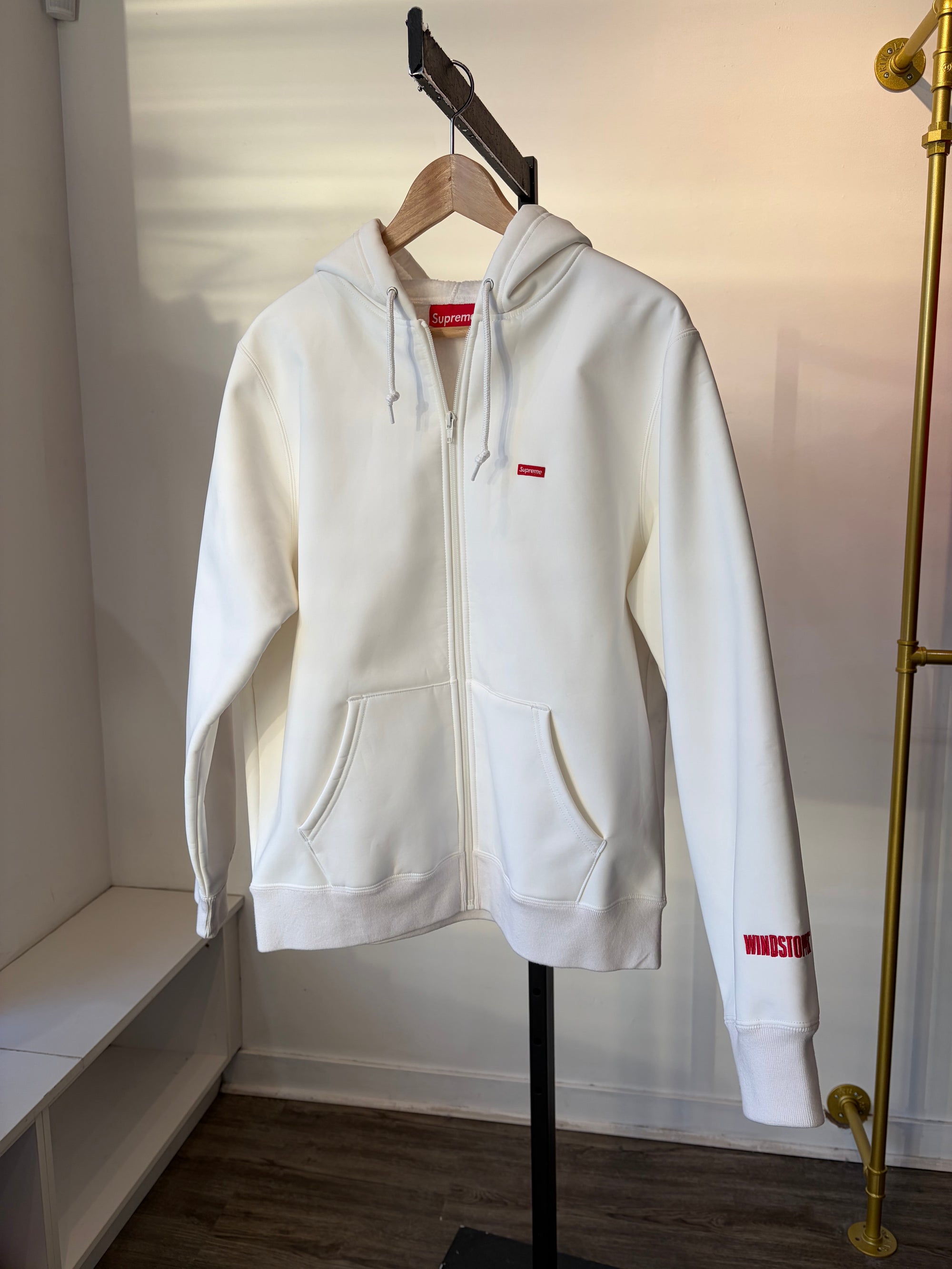 Supreme WINDSTOPPER Hooded Zip-up Jacket, White