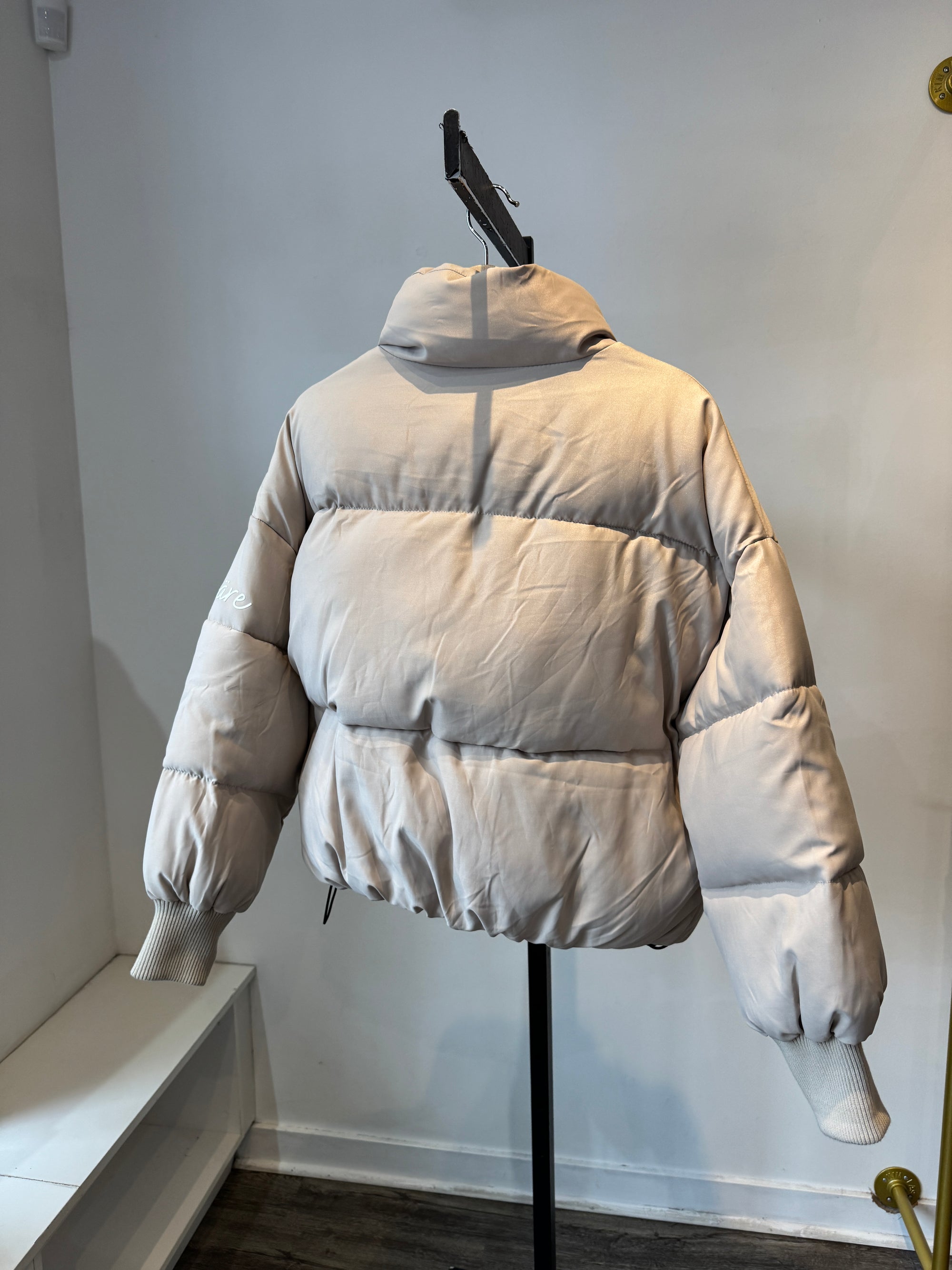 Bäre Activewear Puffer Coat, Cream, XS