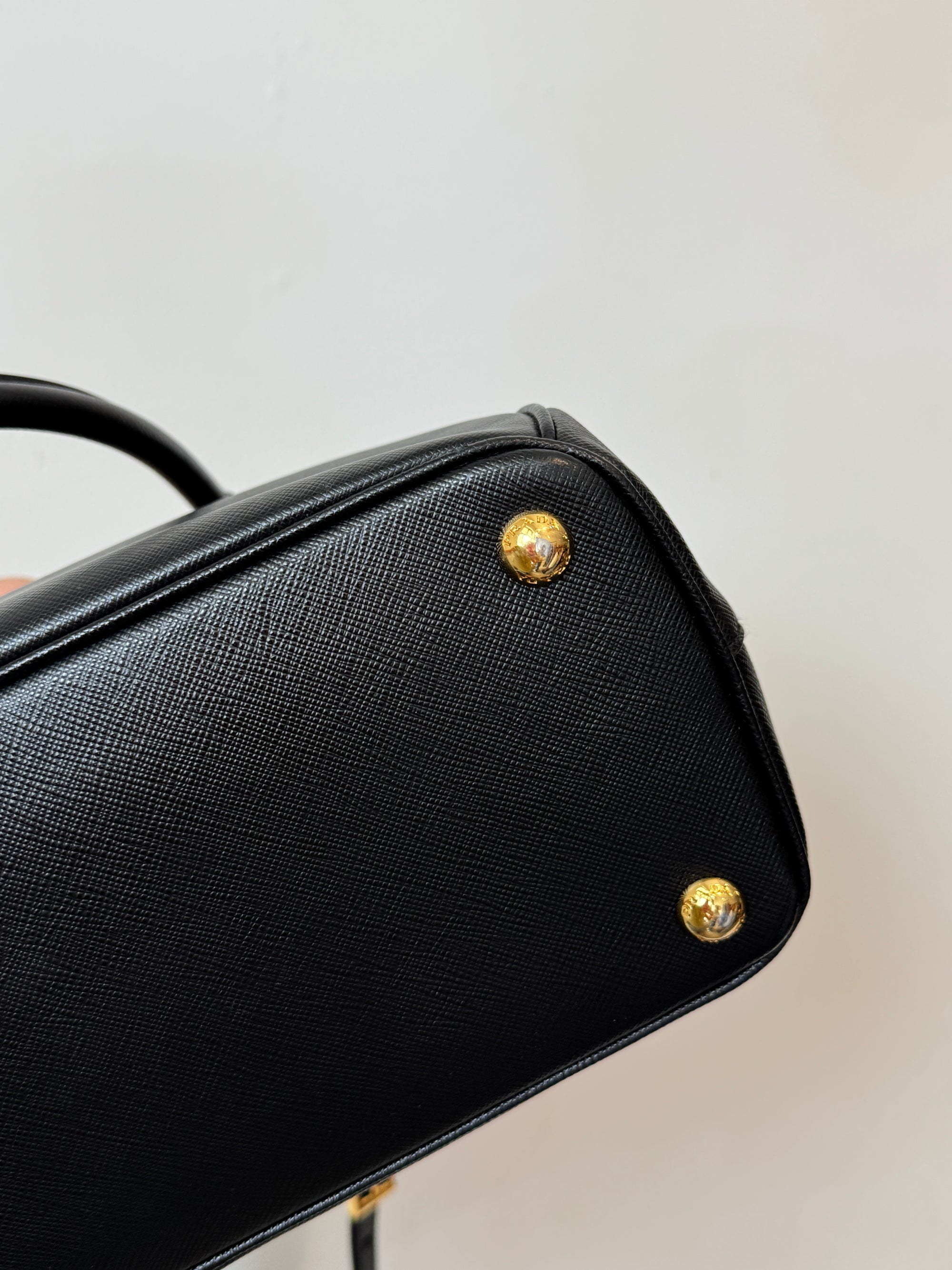 Prada Black Small 2017 Galleria Tote
