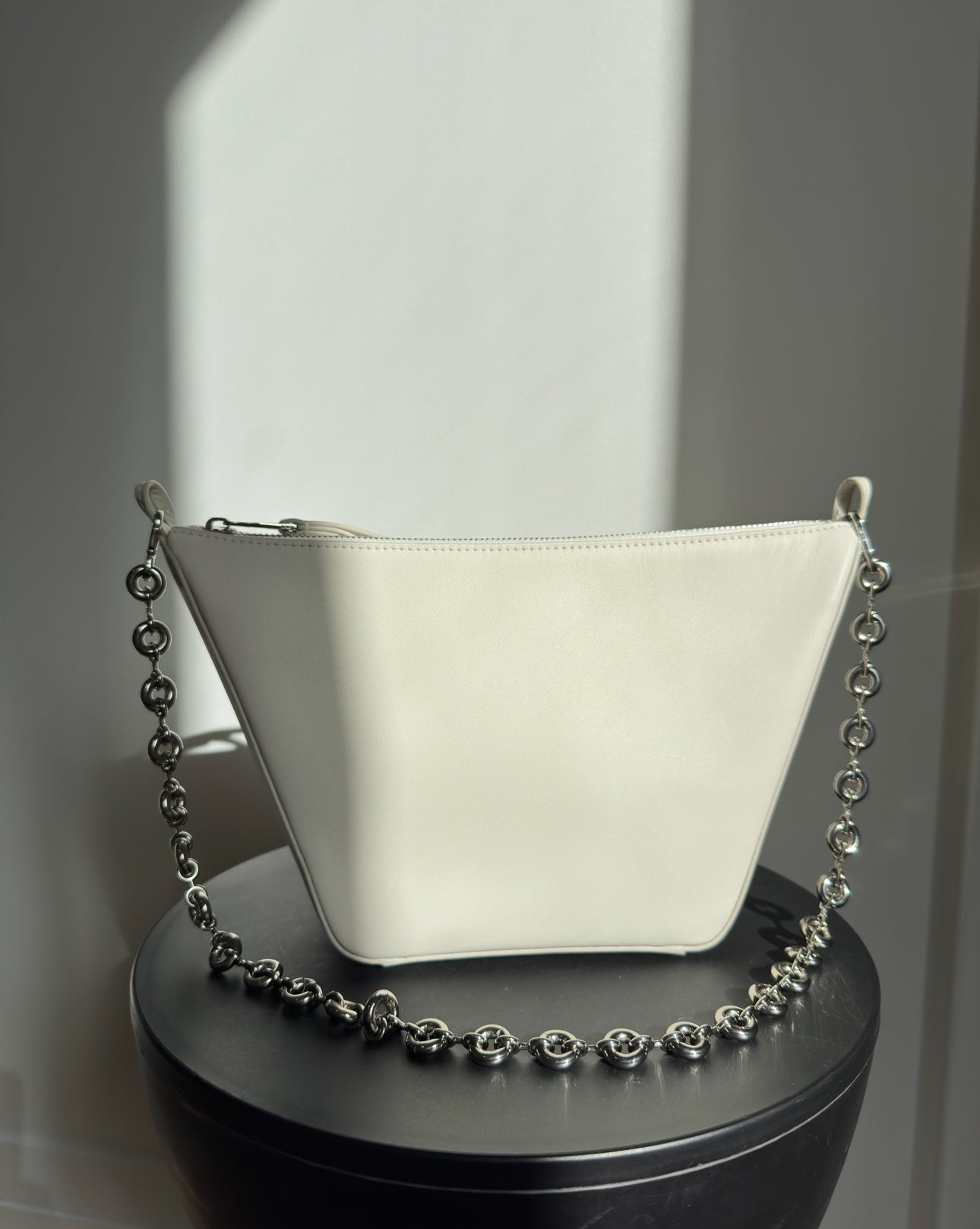 Loewe Hammock Hobo Bag Cream with Donut Chain