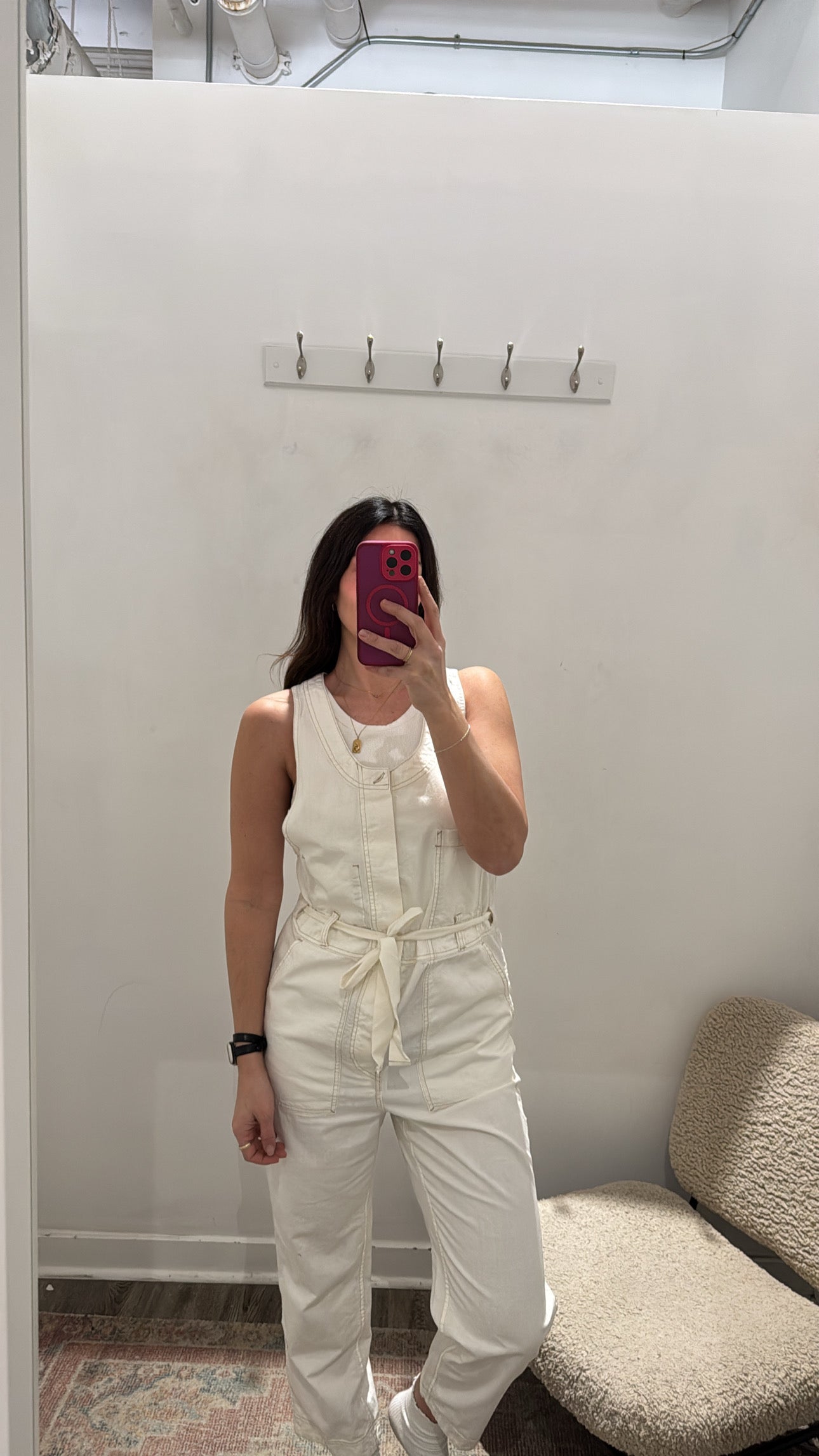 Free People overalls ,White, XS