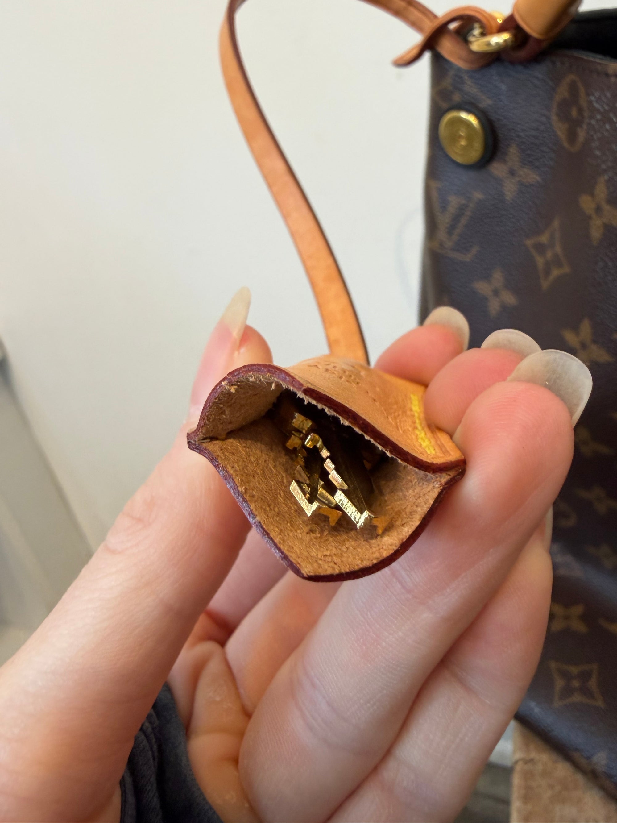Louis Vuitton Monogram Gaia Handbag, Brown/Black