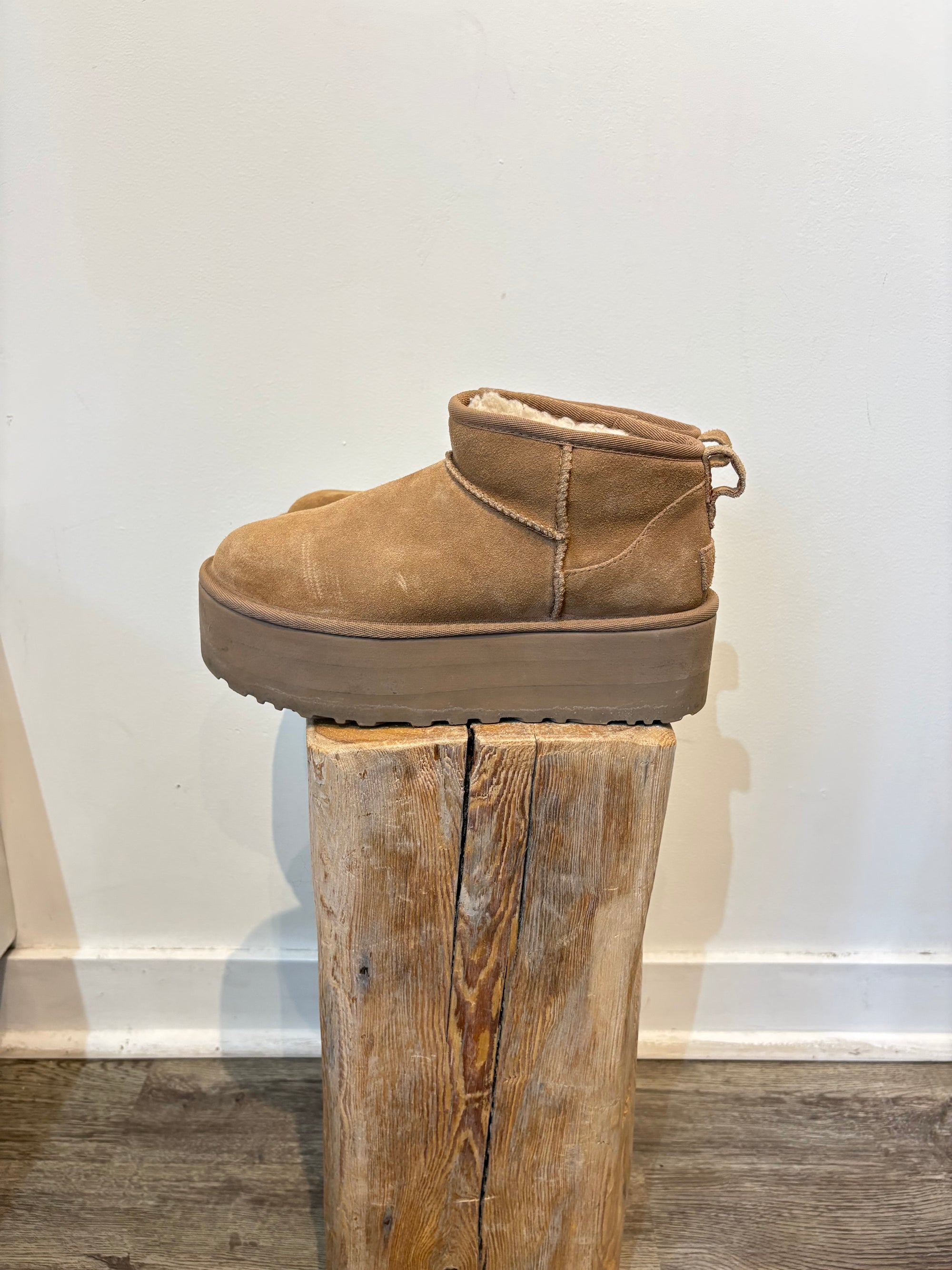 UGG Classic Ultra Mini Platform Boots Brown, 38