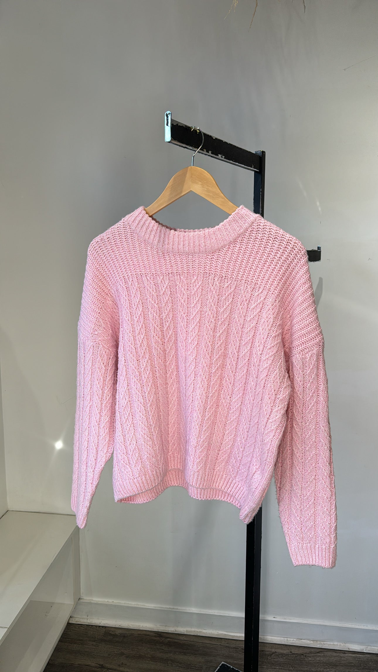 ee:some Knit Sweater Pink, S