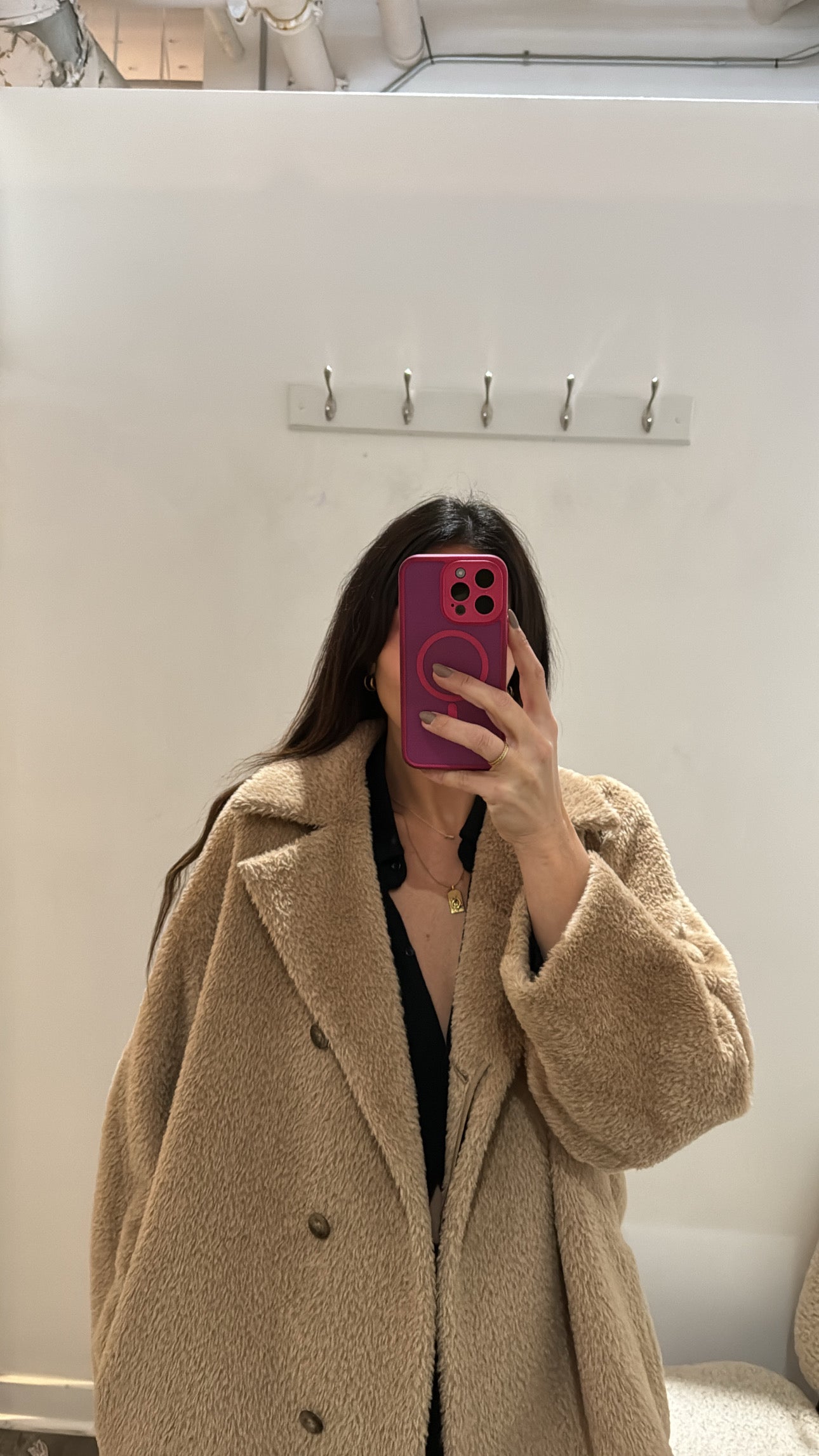 MaxMara teddy coat, Tan, 42