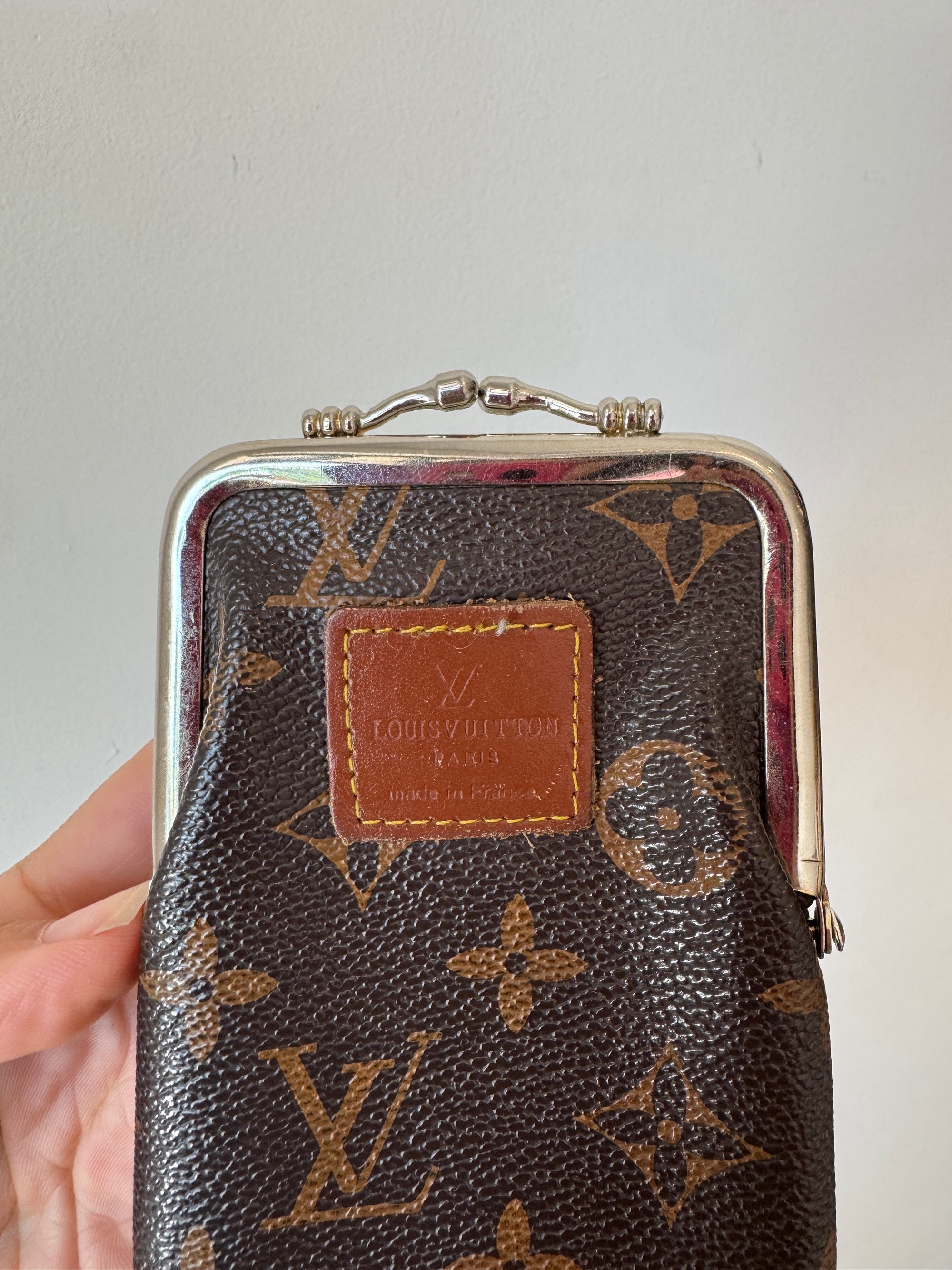 Louis Vuitton Vintage 70s Sunglasses Case/ Coin Pouch