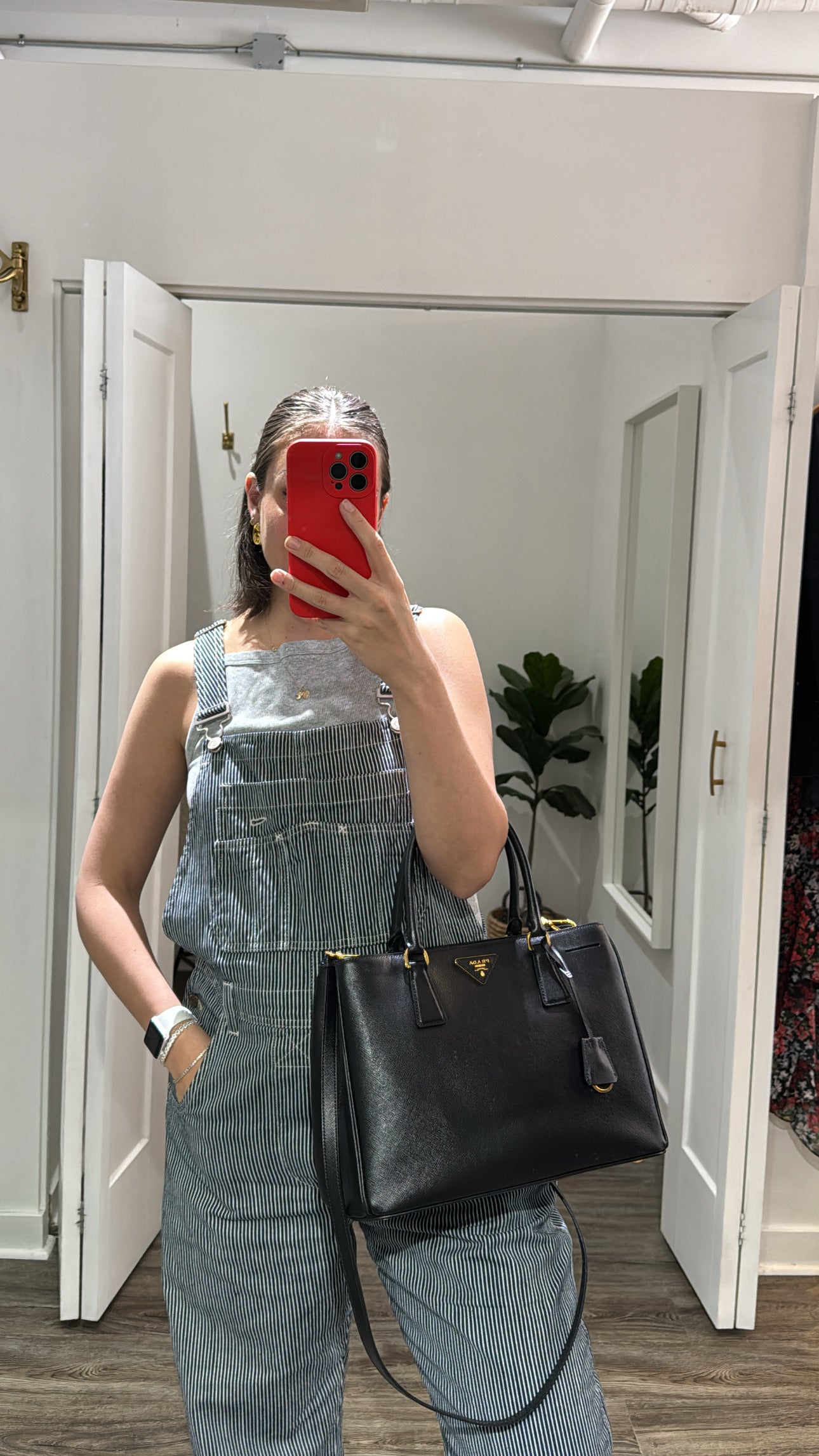 Prada Galleria Medium Tote Safiano Leather Black