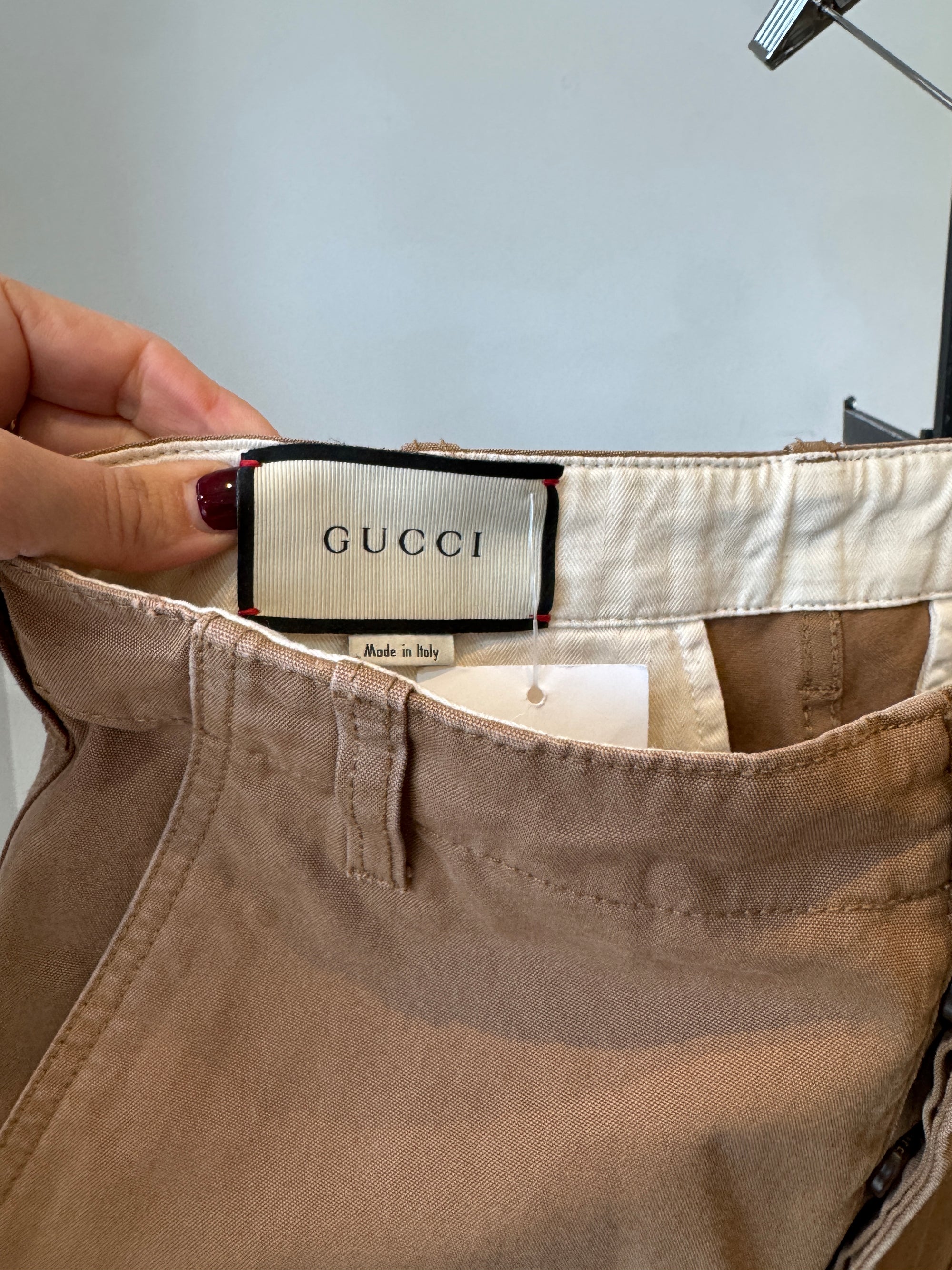 Gucci Tan Logo Trousers, 2