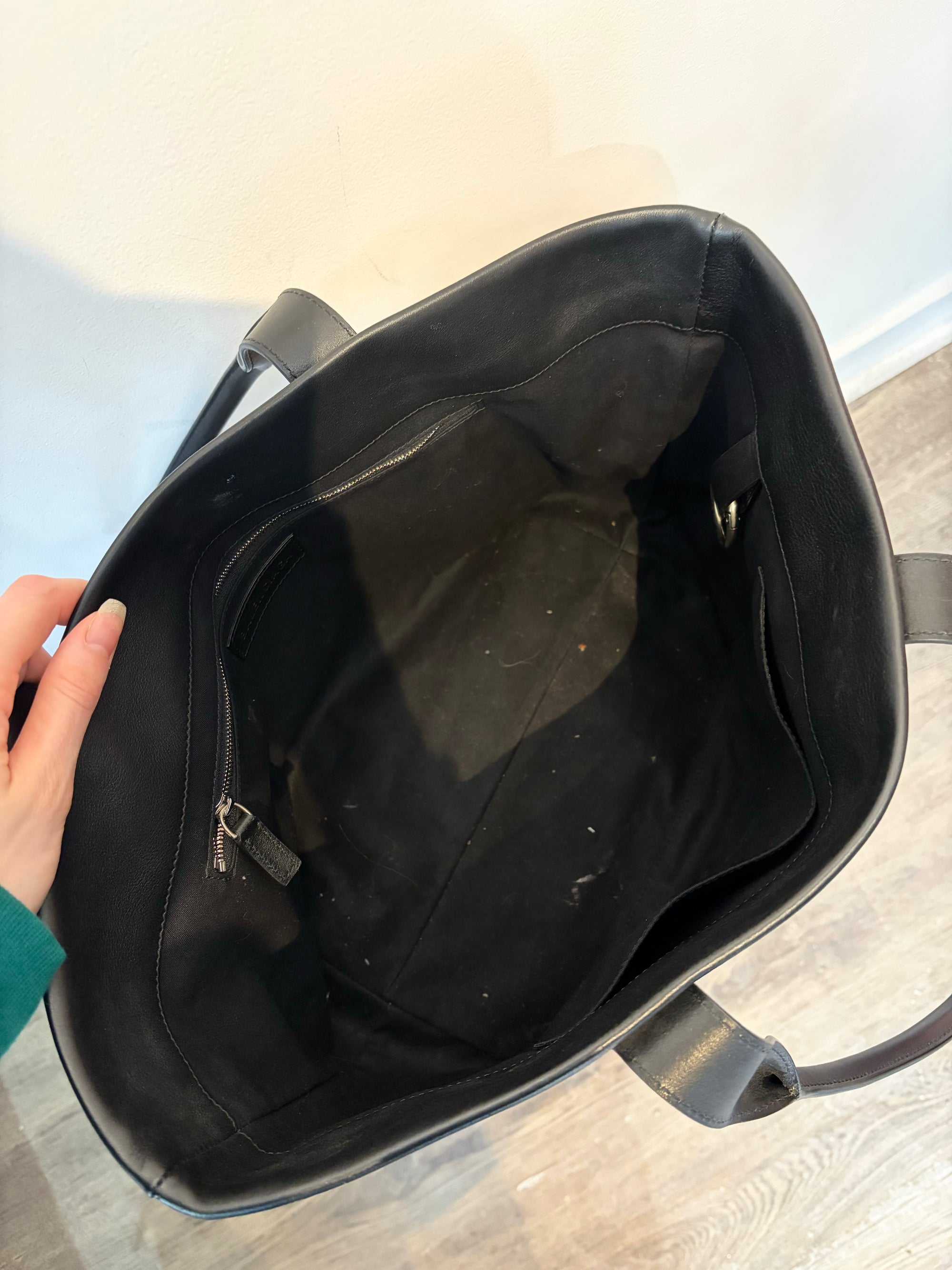 Balenciaga Borsetta Tote Cities Paris Jumbo da Donna, White Black