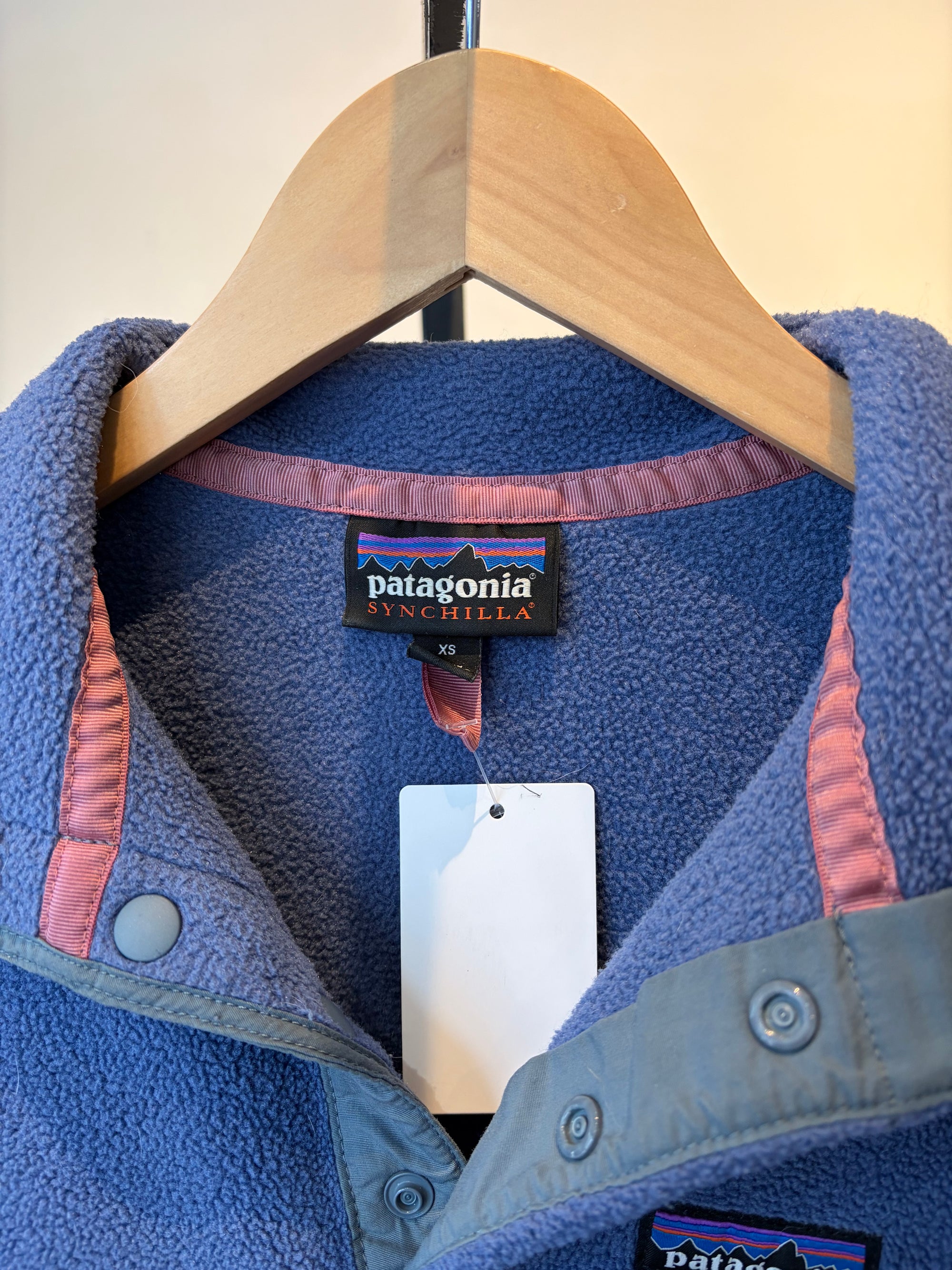 Patagonia Synchilla Pullover Fleece Jacket, Purple, XS