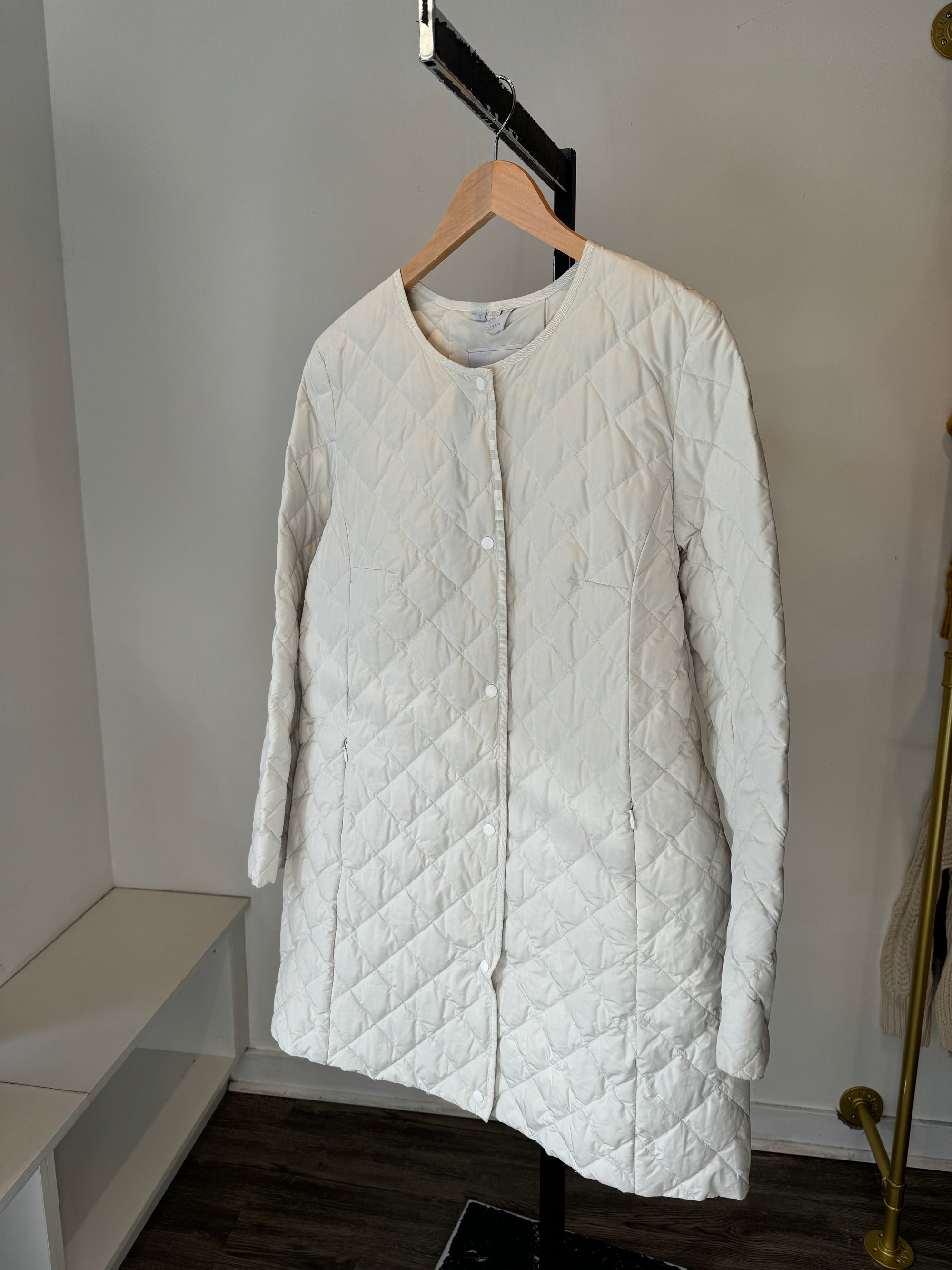 Sosken Studios quilted jacket, white