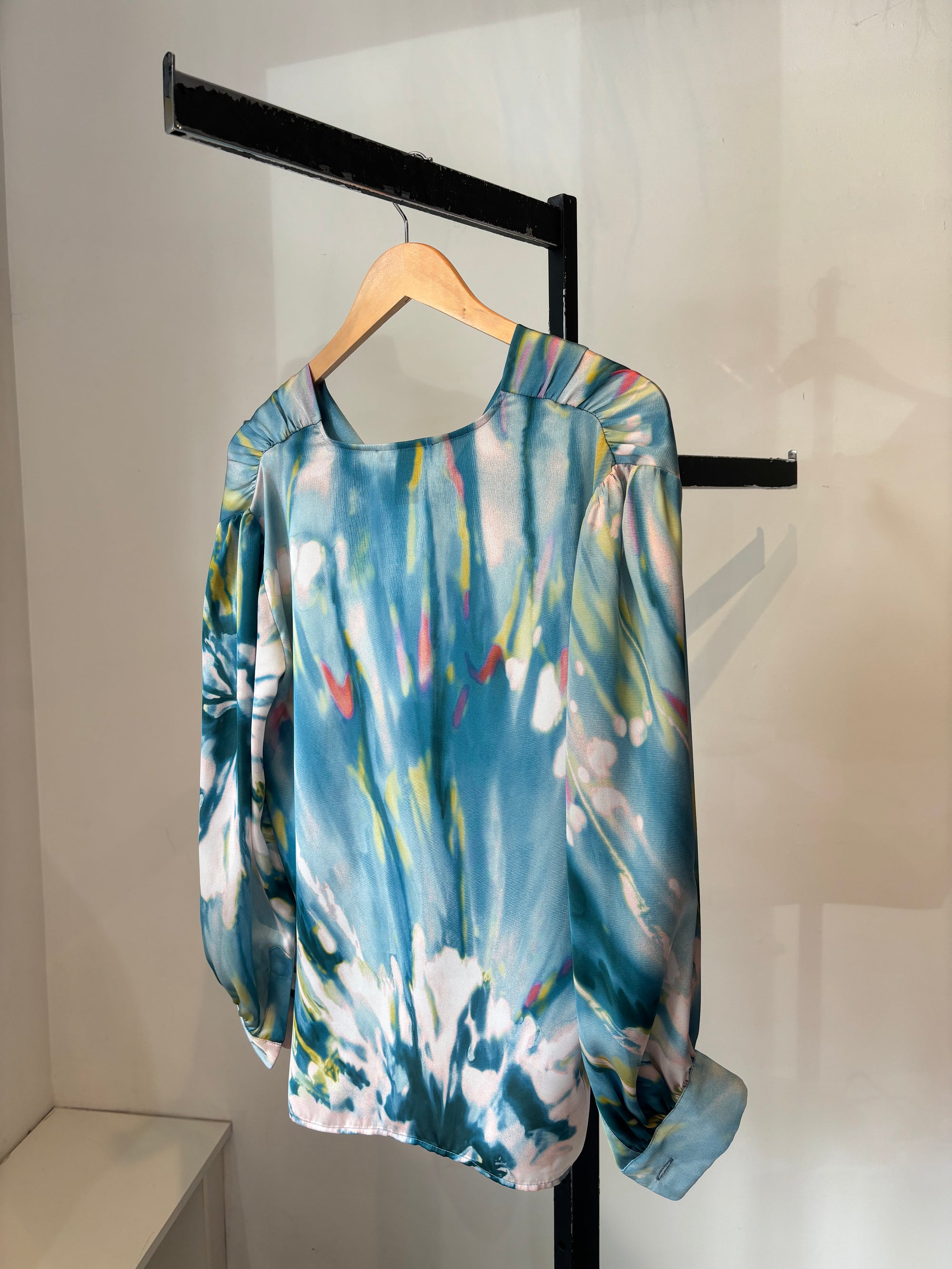 Smythe, Multi Tie Dye Blouse, Size Small