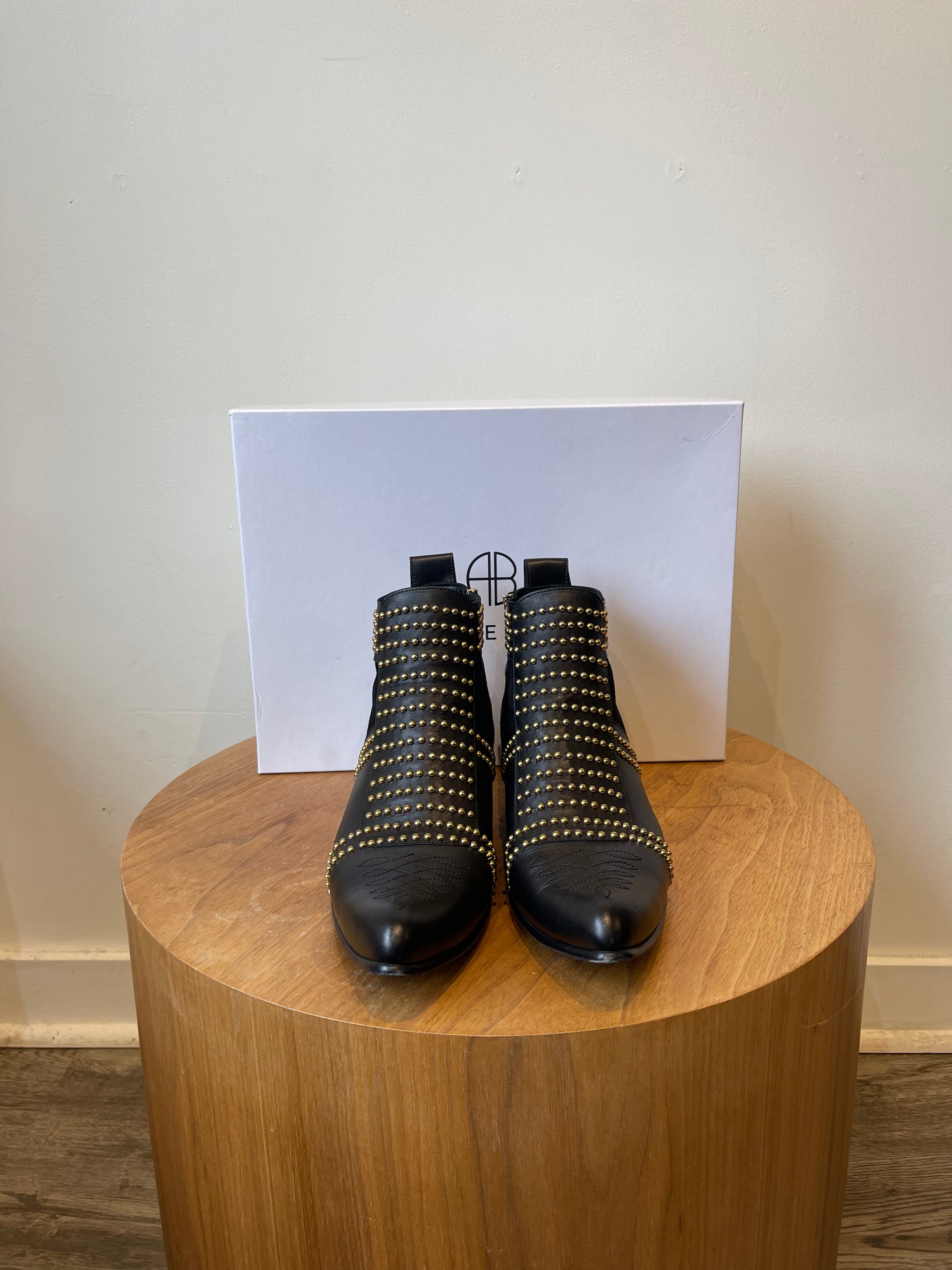 Anine bing 2025 studded boots