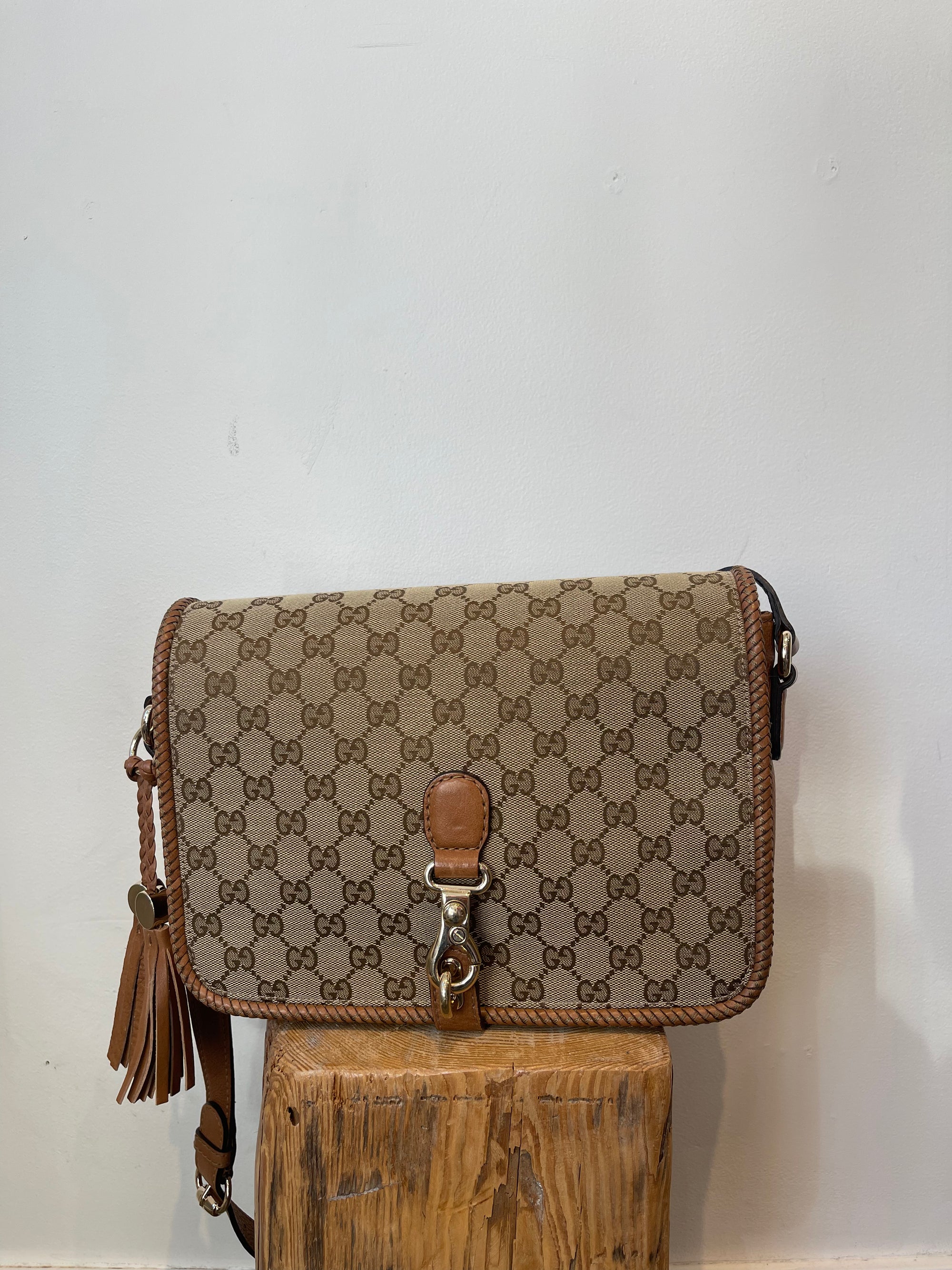 Gucci Marrakech Medium Messenger Tassel Bag
