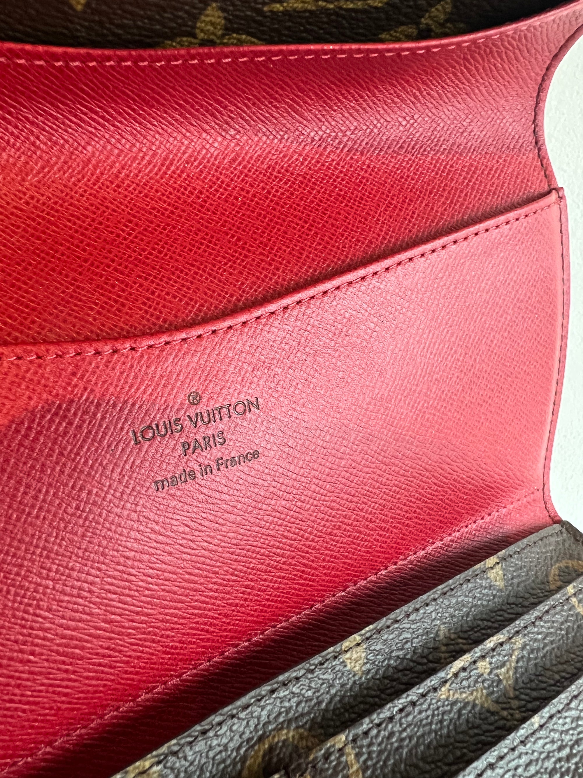 Louis Vuitton Emilie Monogram Reverse Wallet