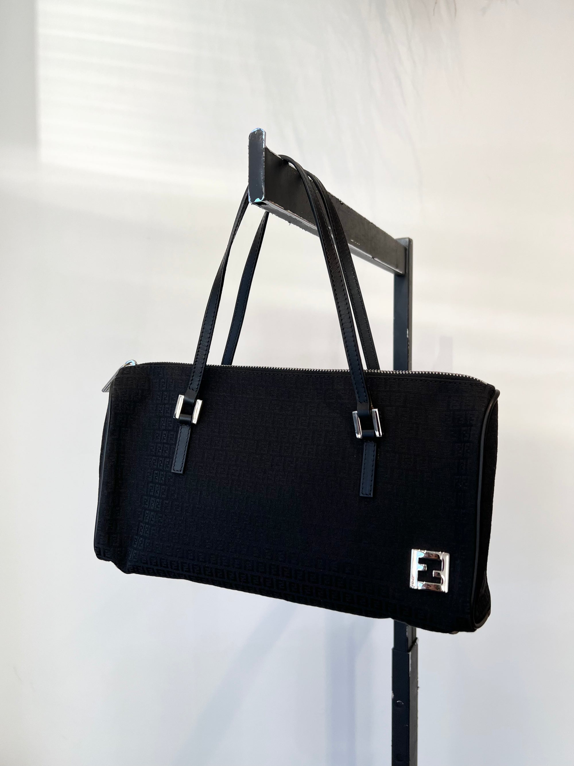 Fendi Black Monogram Shoulder Bag