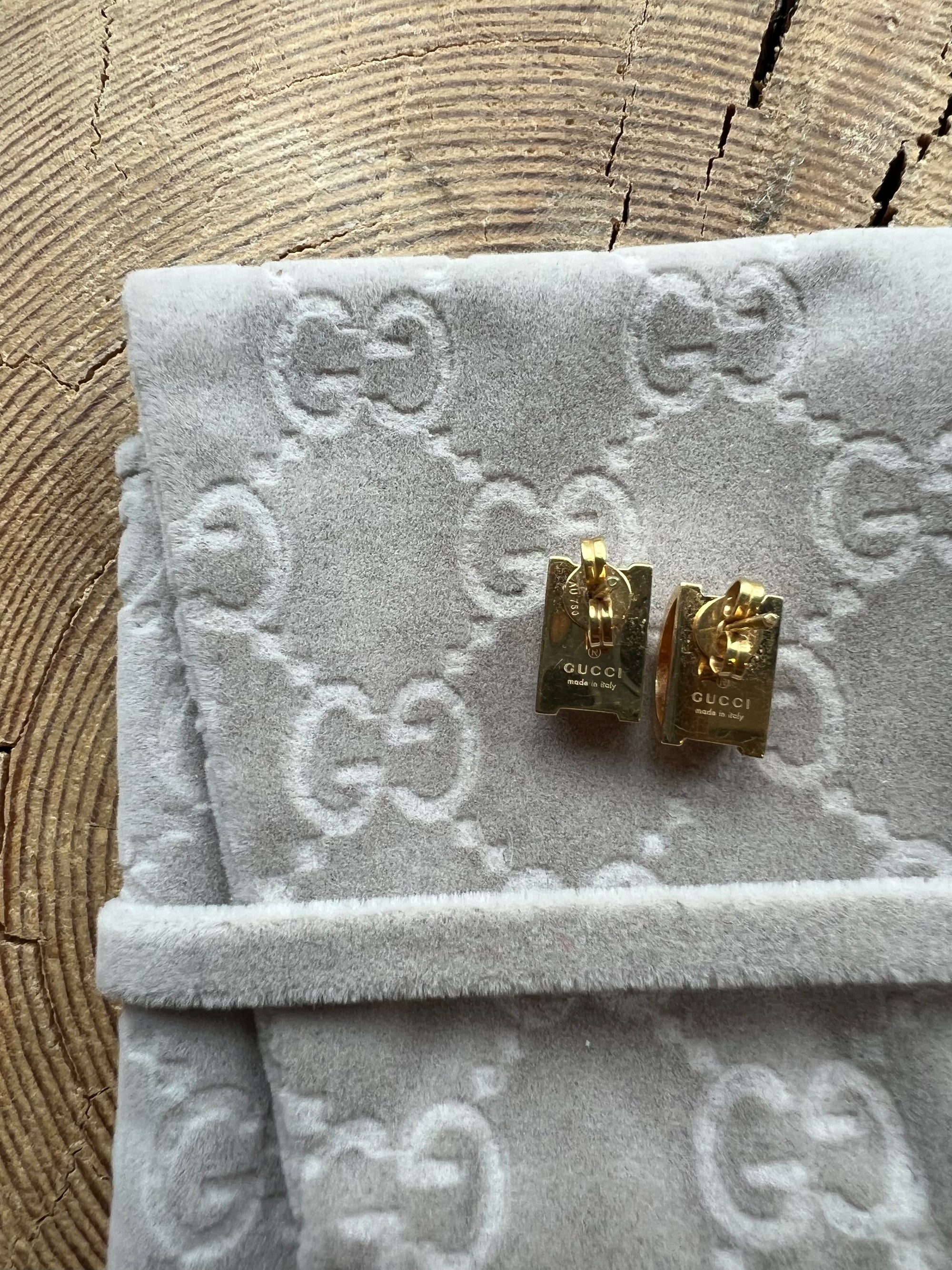 Gucci 18K Gold Icon Twirl Earrings The Recollective