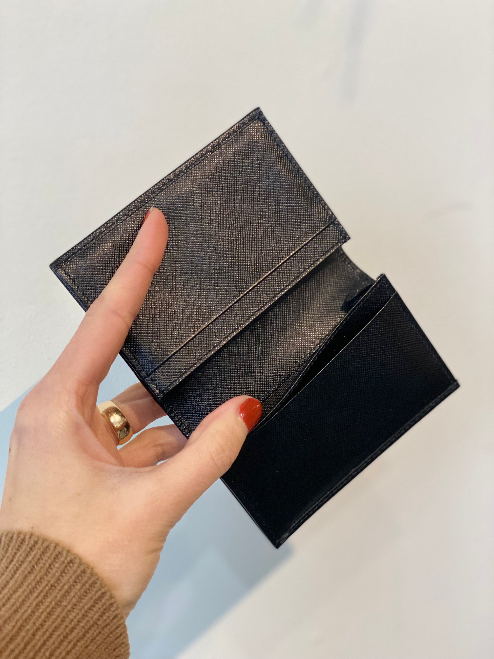 Black Prada Wallet